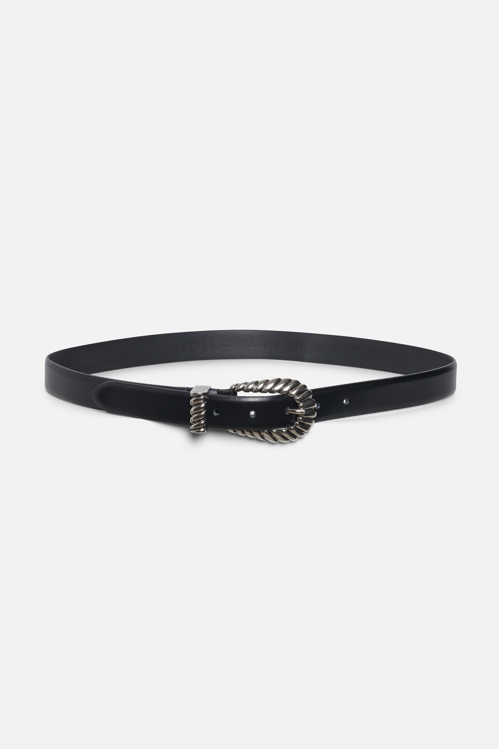 ceinture sarah l 100 cuir noir femme ceinture sarah l 100% cuir noir femme