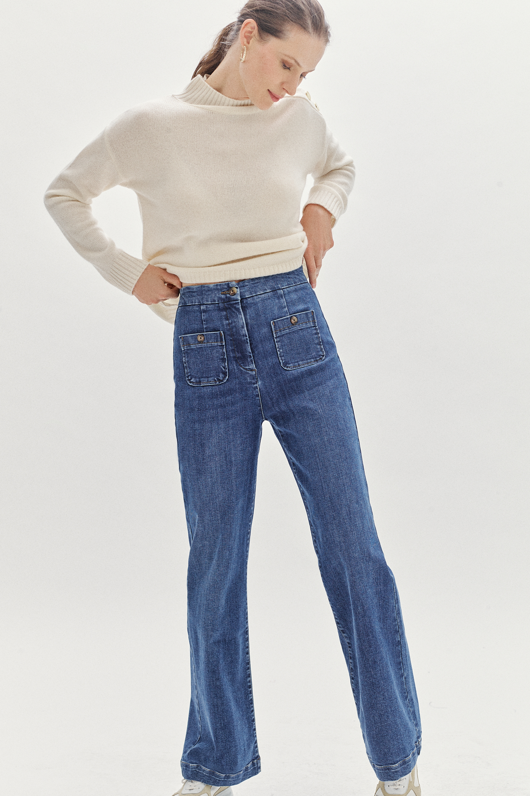 pantalon rima denim stone femme pantalon rima denim stone femme