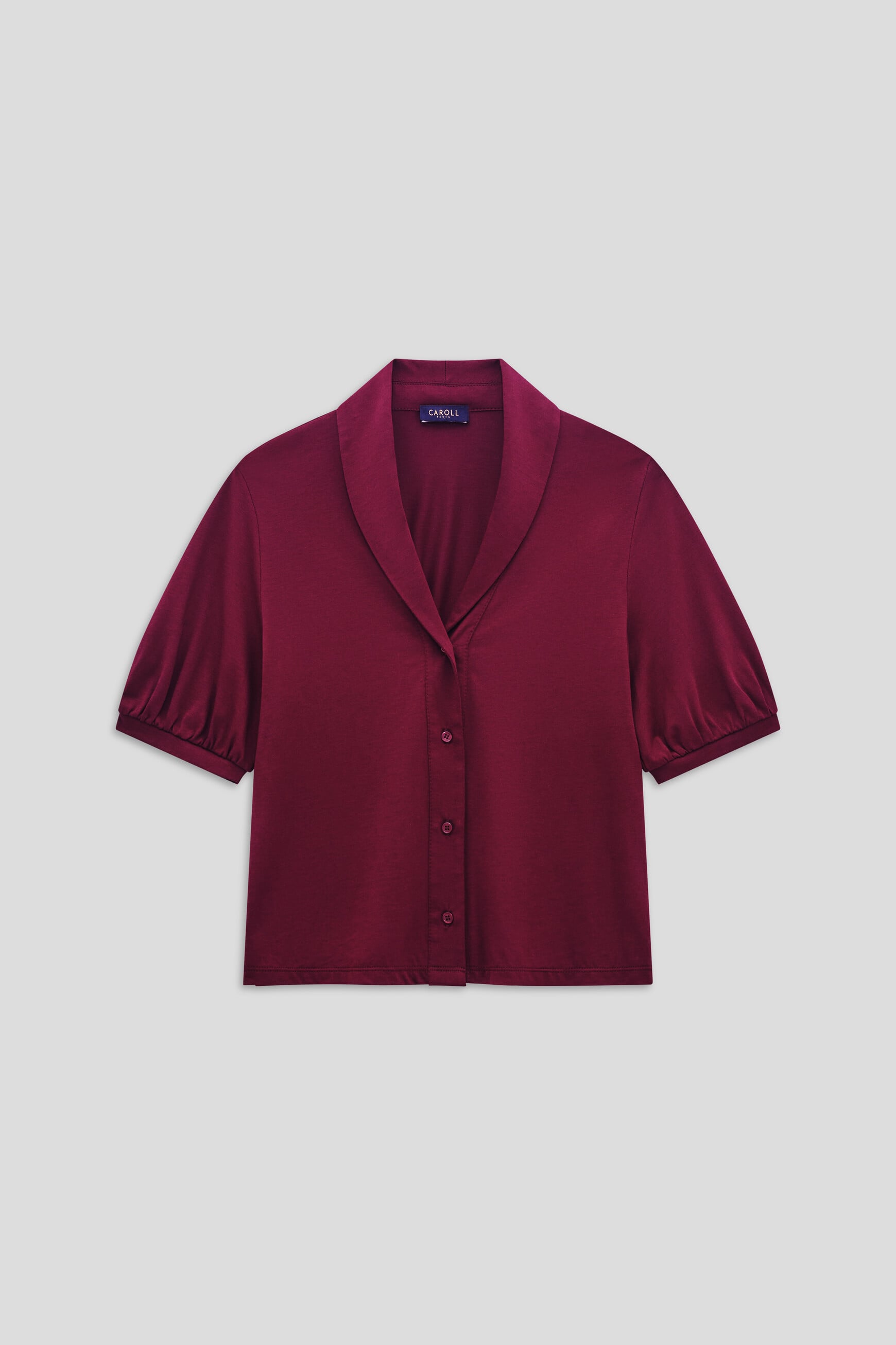T-shirt Tmari-Uni burgundy woman