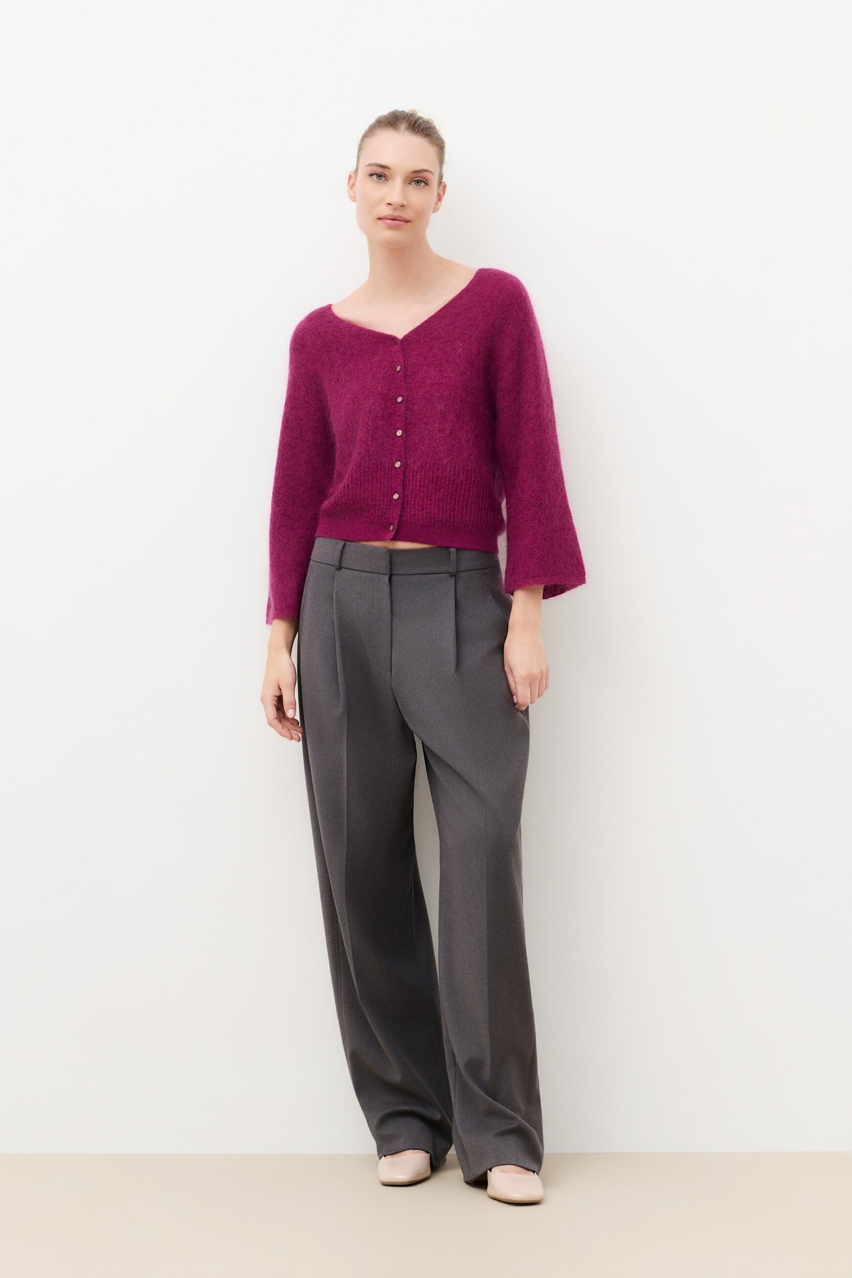 Mpearl sweater violete oscuro woman