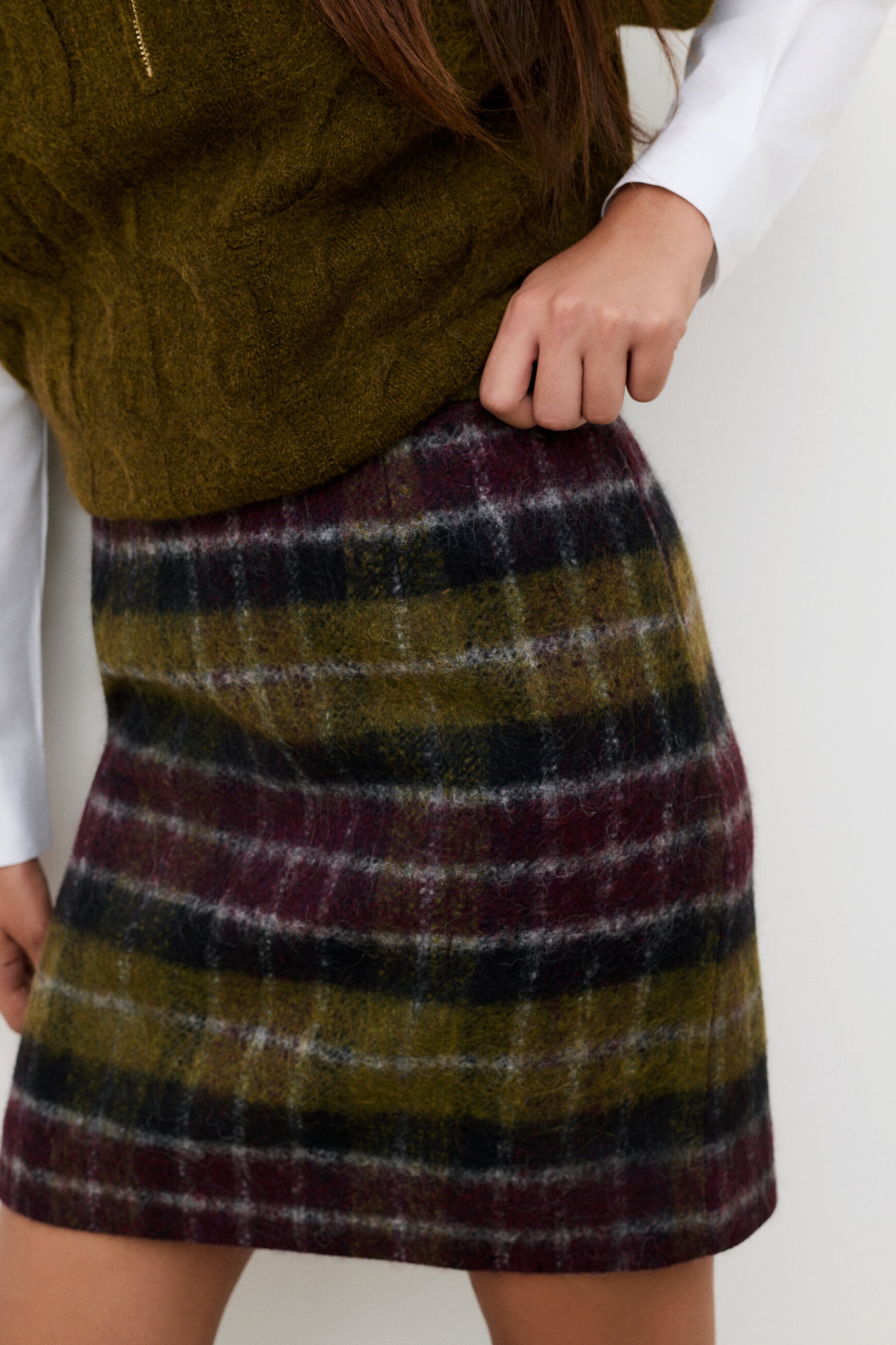 Jwatson skirt olive green woman