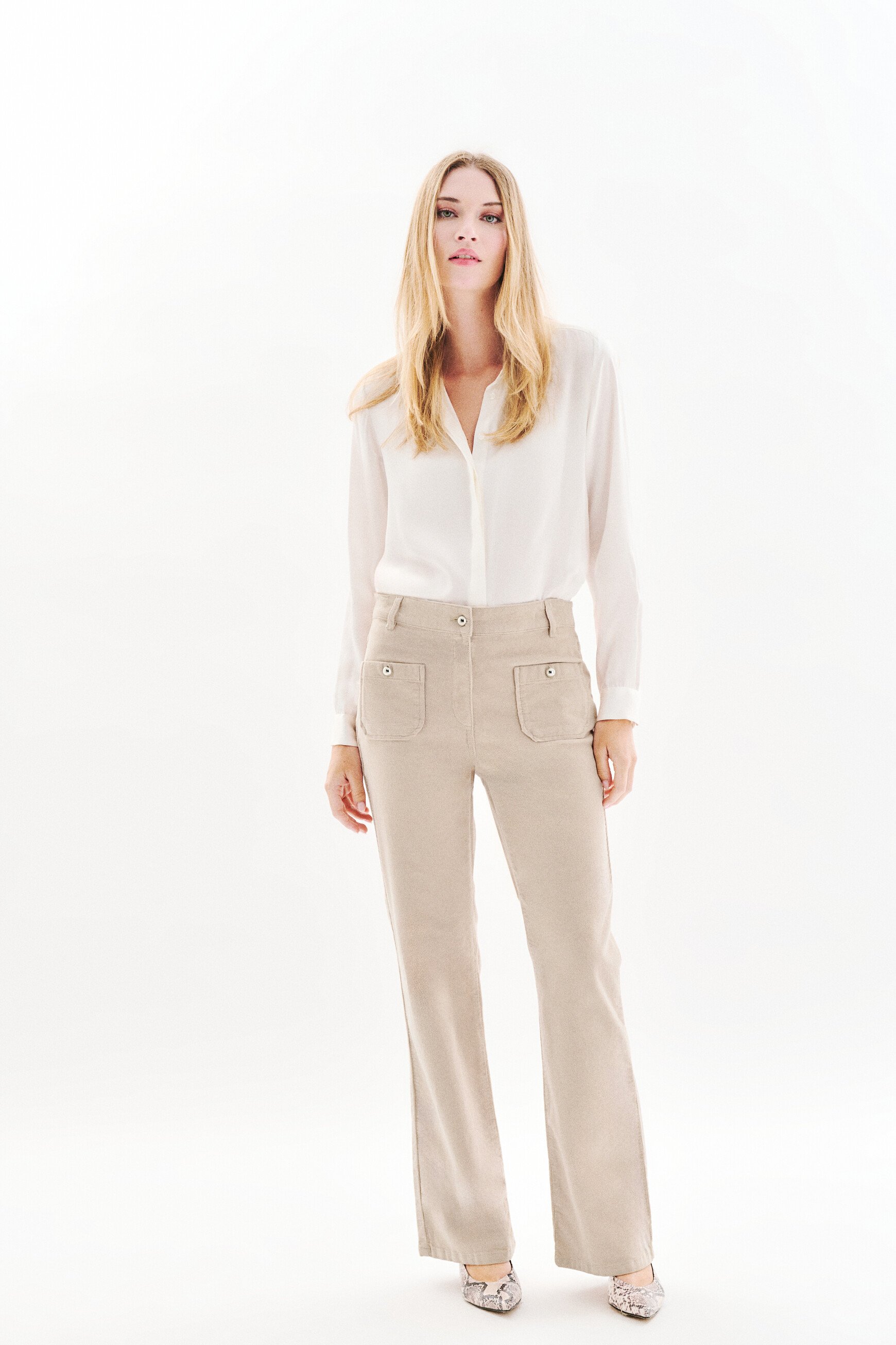 pantalon pelley beige femme Pantalon pelley beige femme