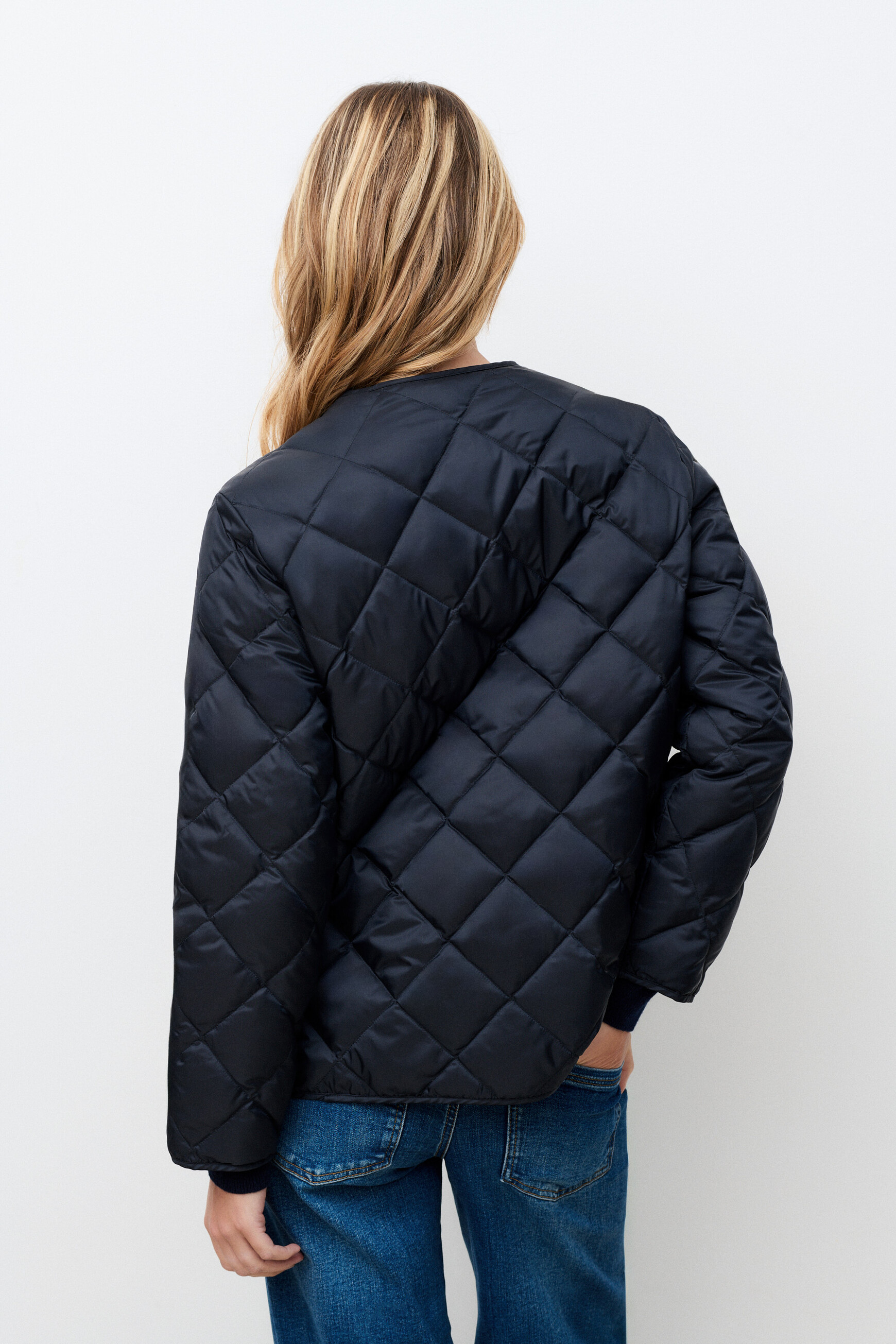 Manteau Ganache bleu marine femme