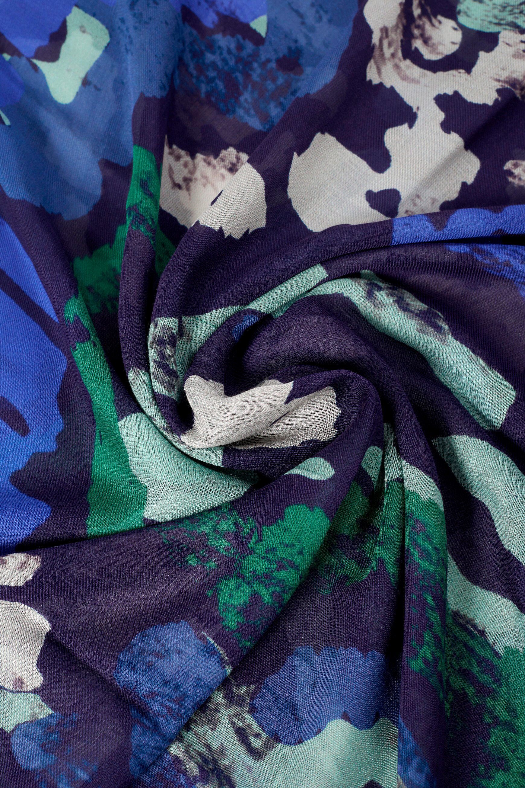 Foulard Leyline bleu marine femme