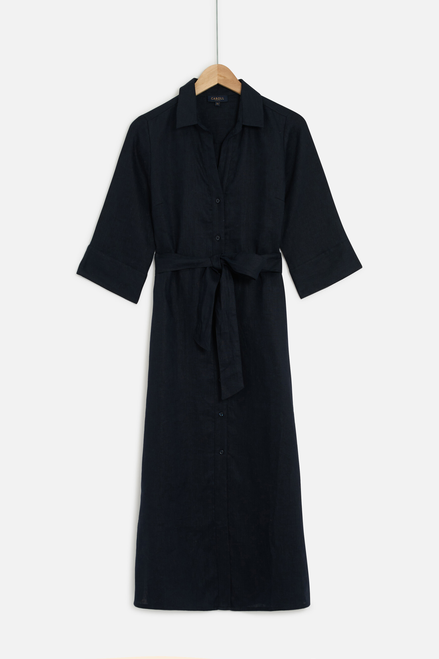 robe yana 100 lin bleu marine femme robe yana 100% lin bleu marine femme