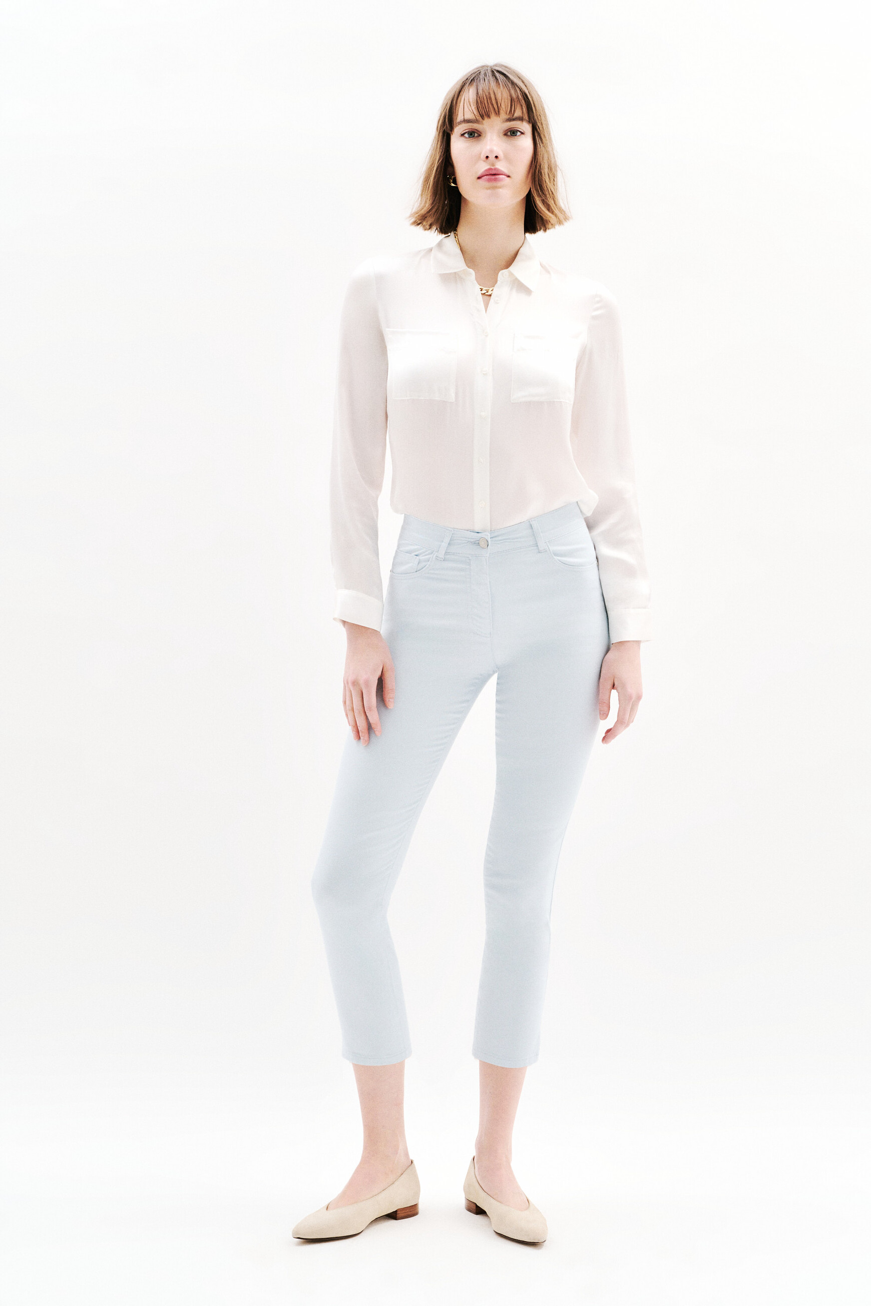 caprihose mason himmelblau damen Caprihose Mason himmelblau damen