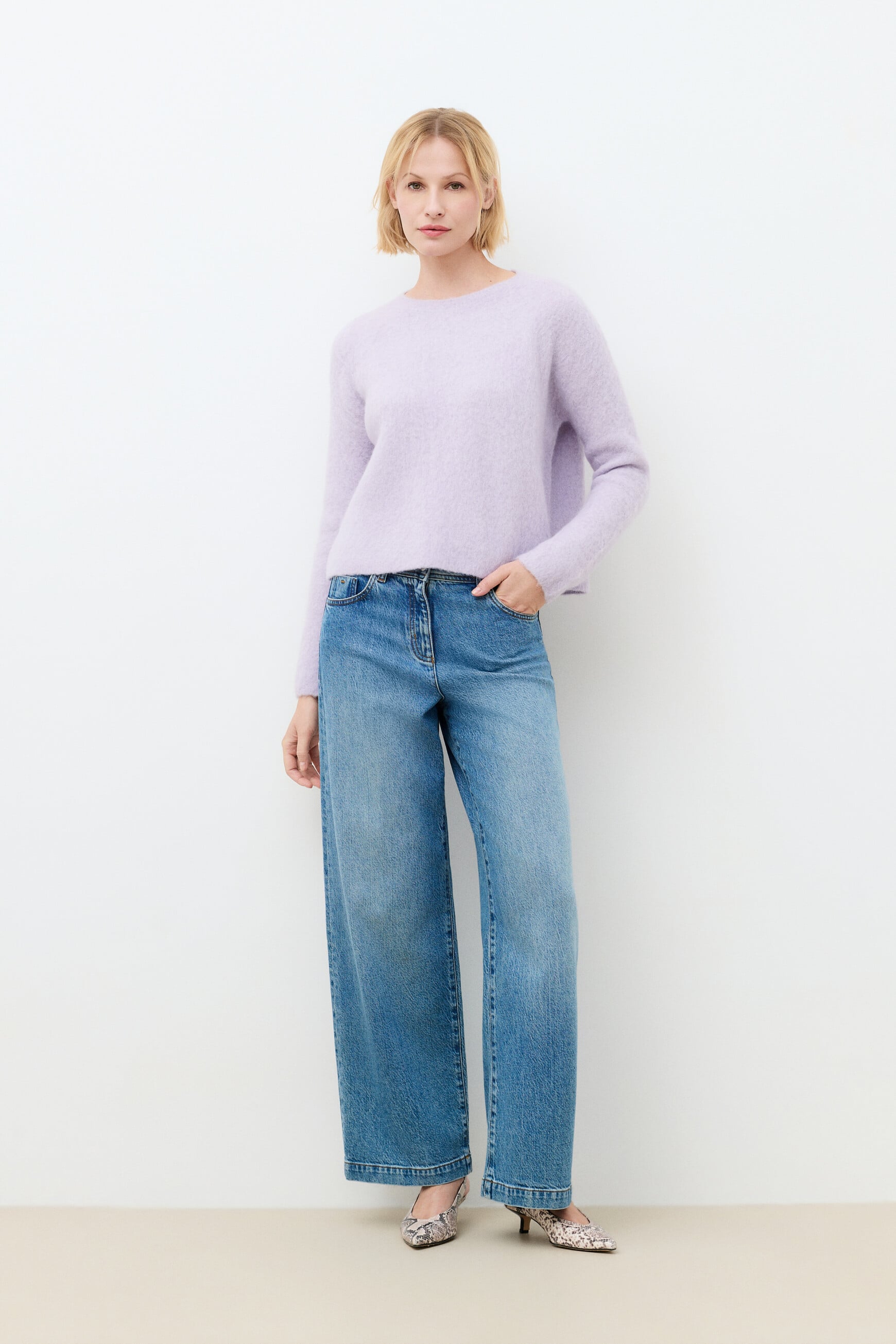 Mted sweater mauve woman
