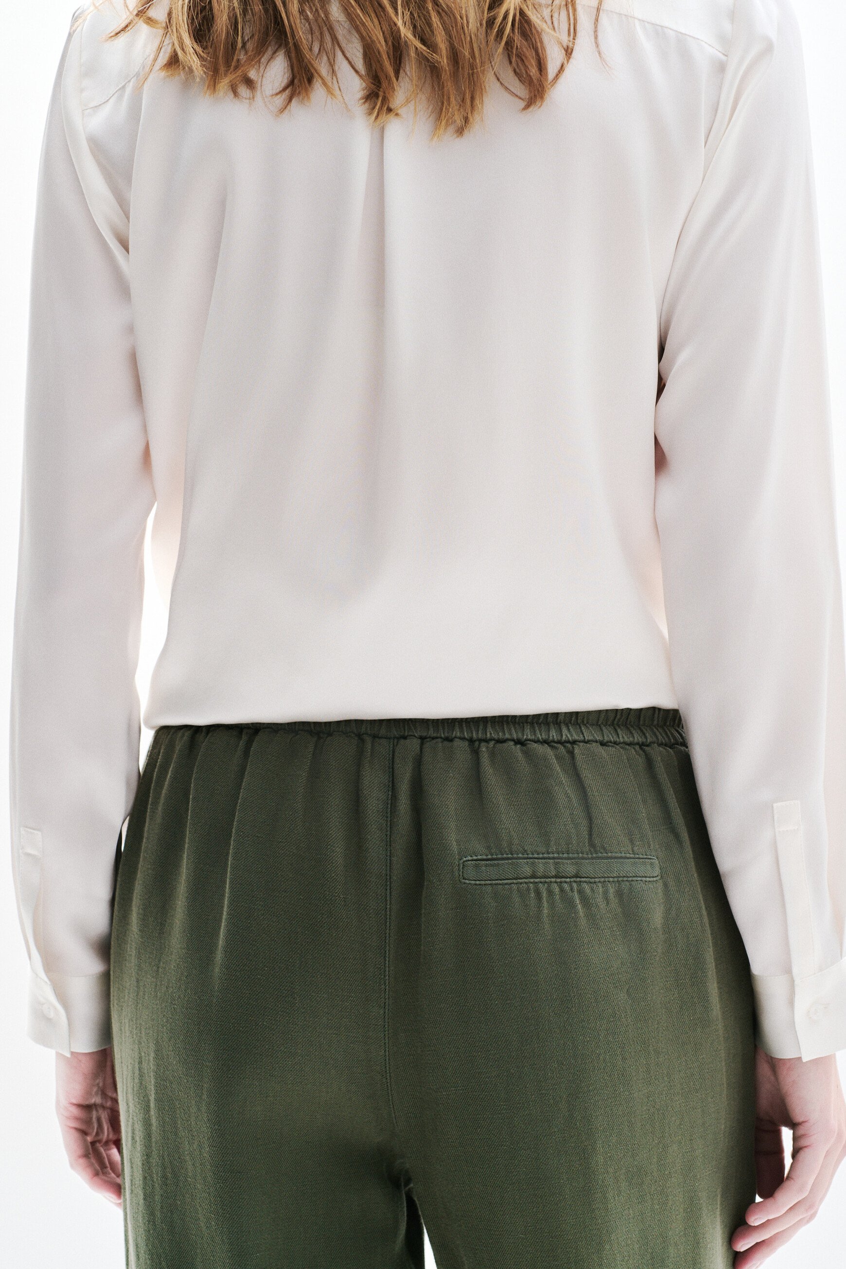 pantalon ignace verde caqui mujer Pantalón ignace verde caqui mujer