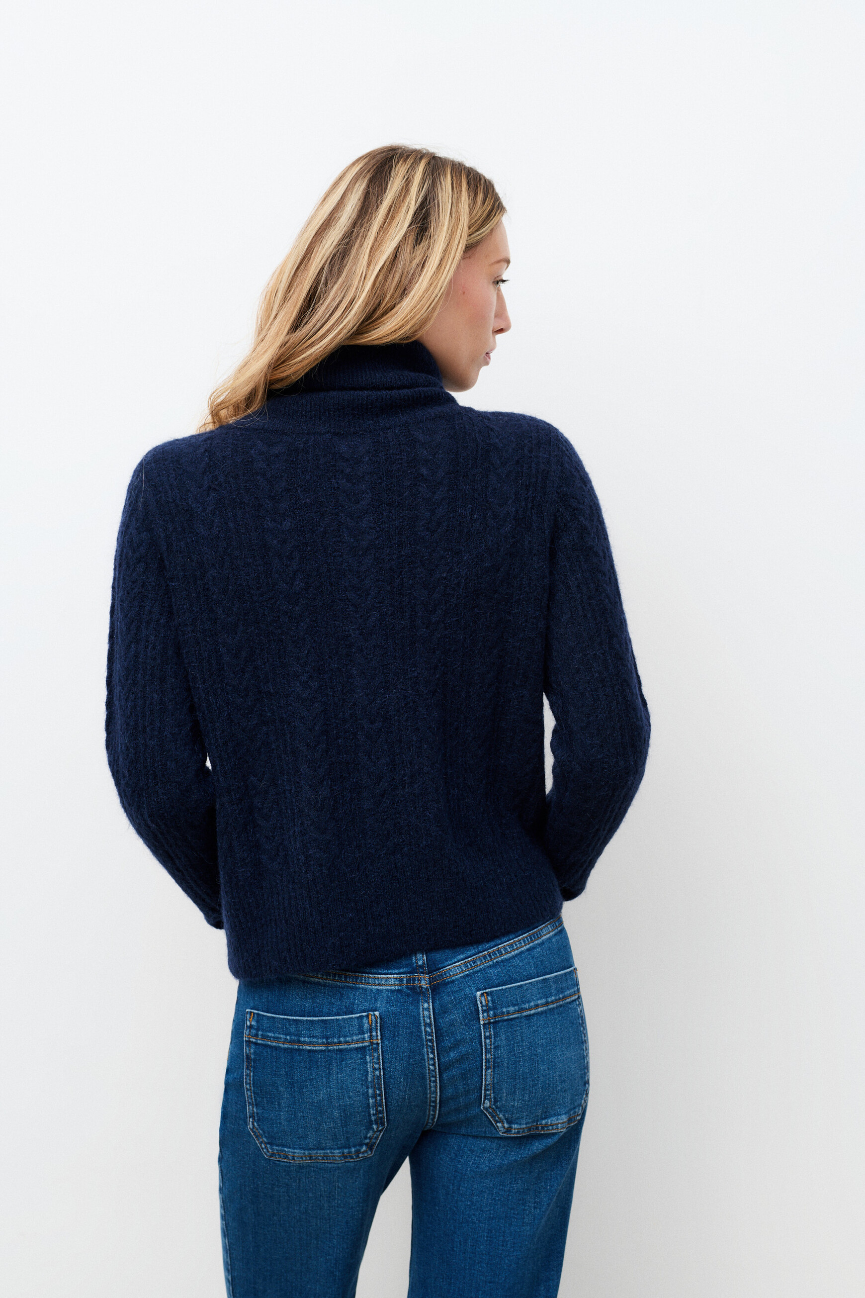 Pull Mdarcy bleu marine femme
