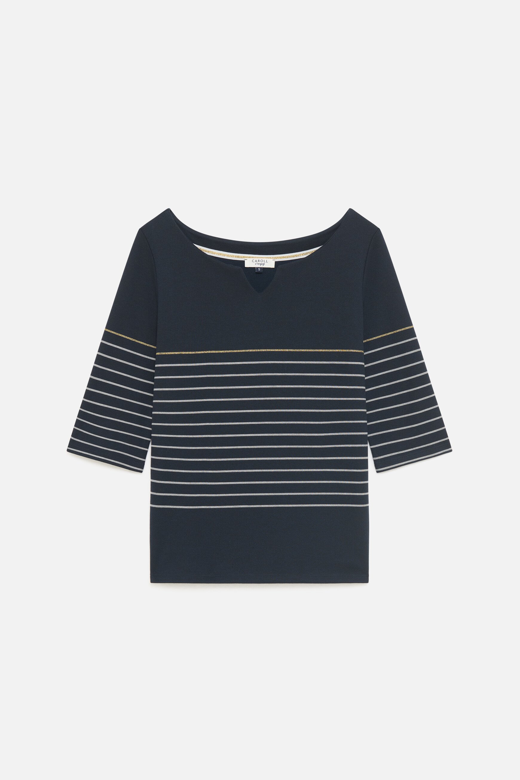 T-shirt tolympia bleu marine femme