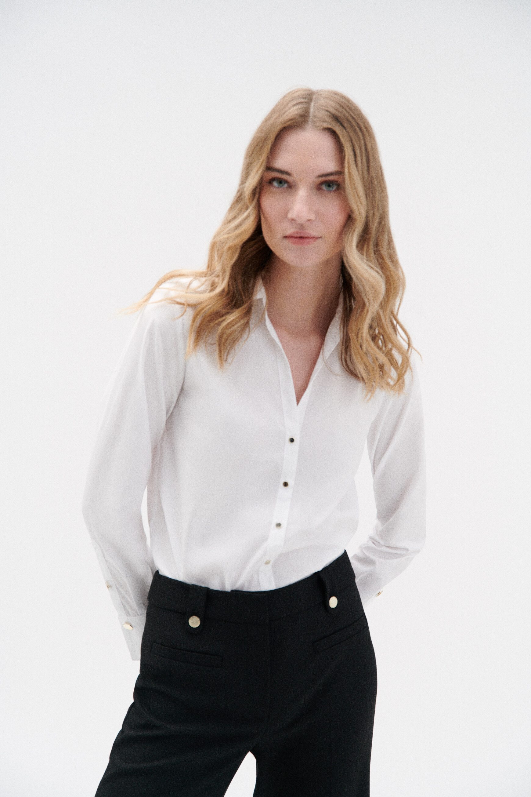 Camisa blanco mujer | Caroll