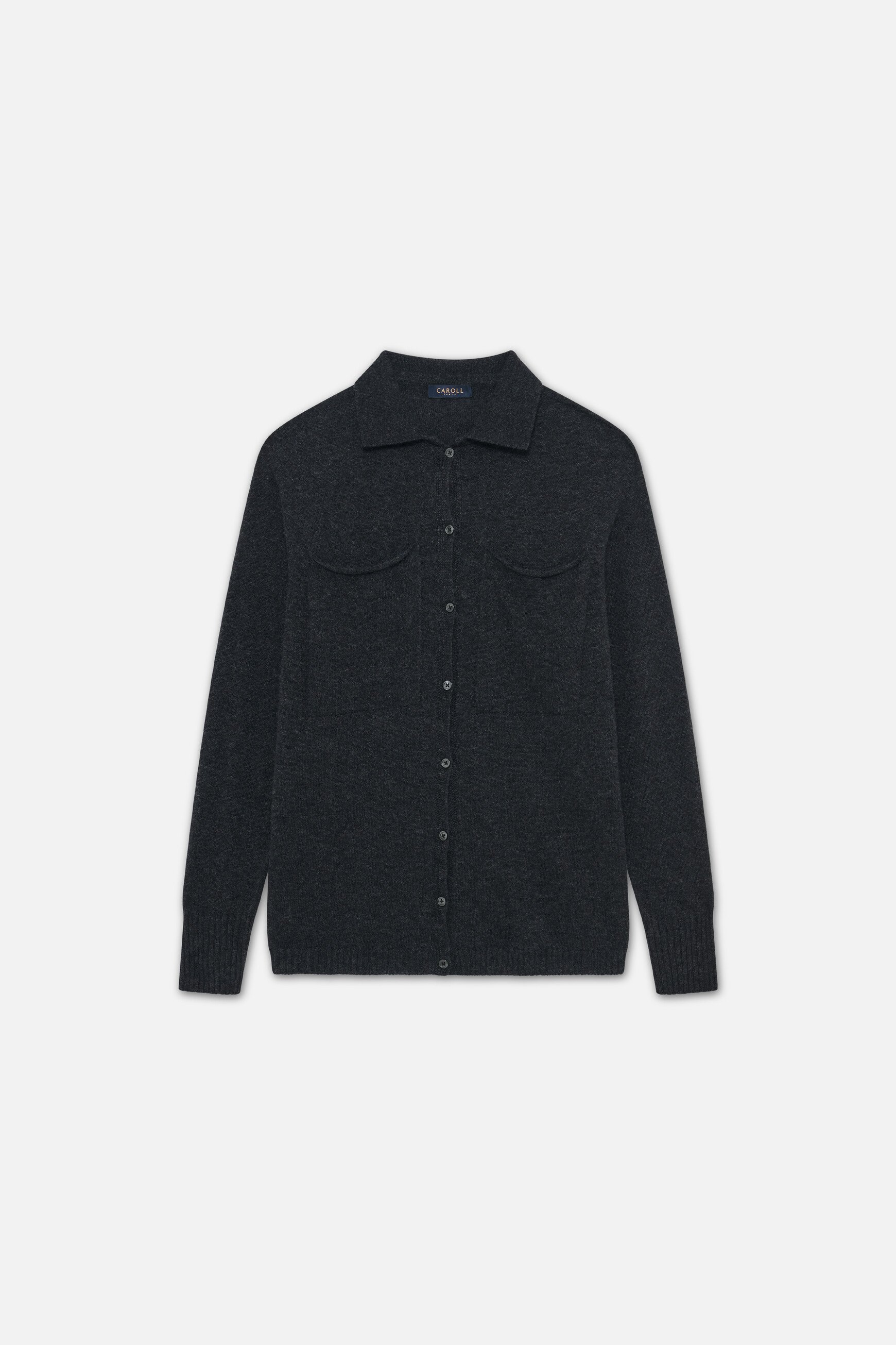 Mpatty sweater made in Italy dark grey woman