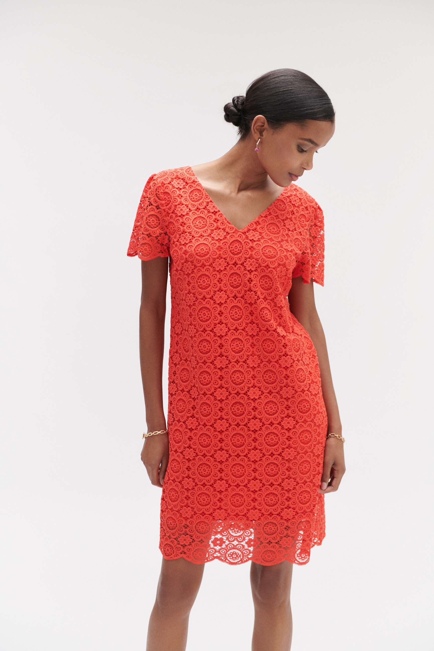 robe lulu rouge femme