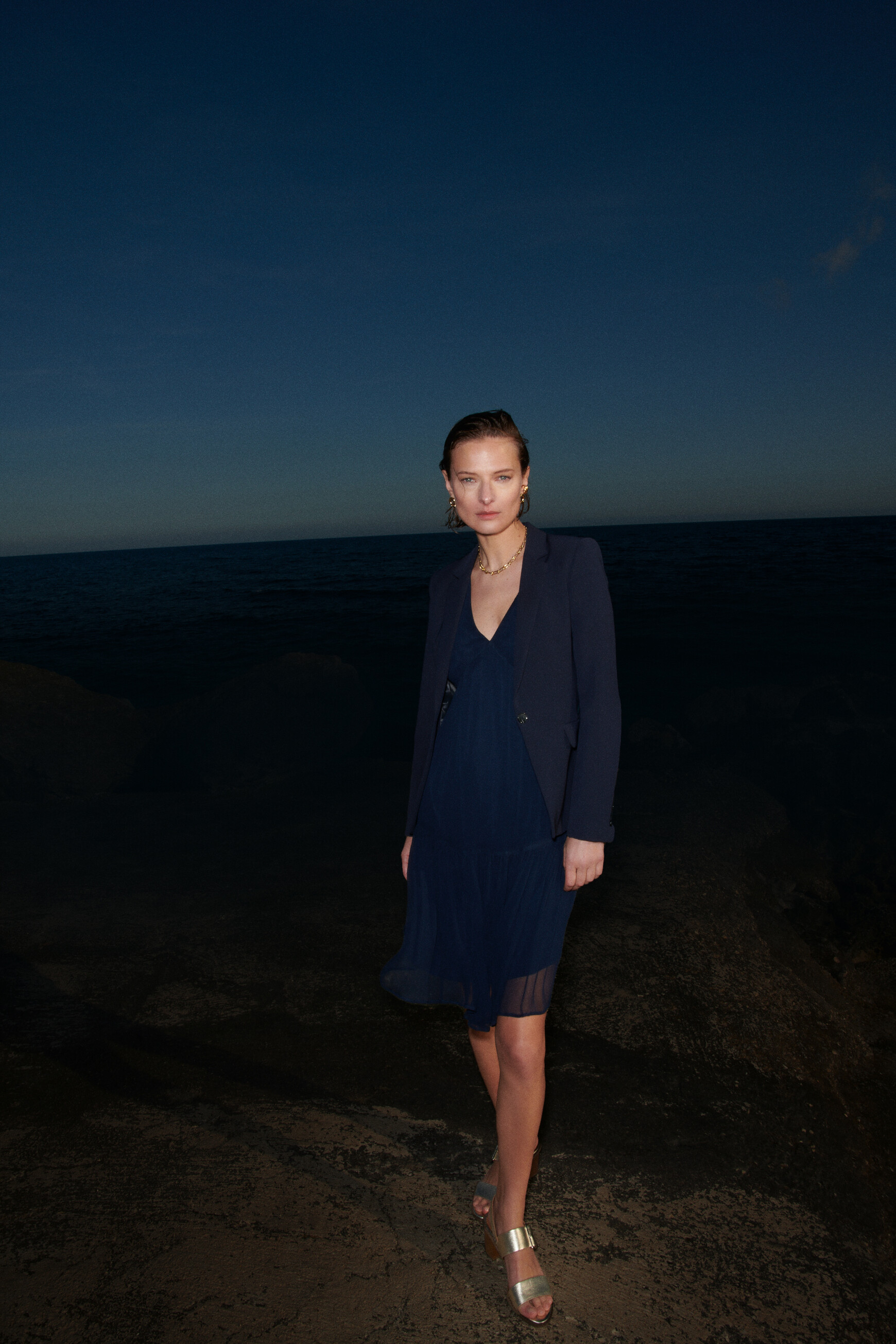robe reliane bleu marine femme Robe reliane bleu marine femme