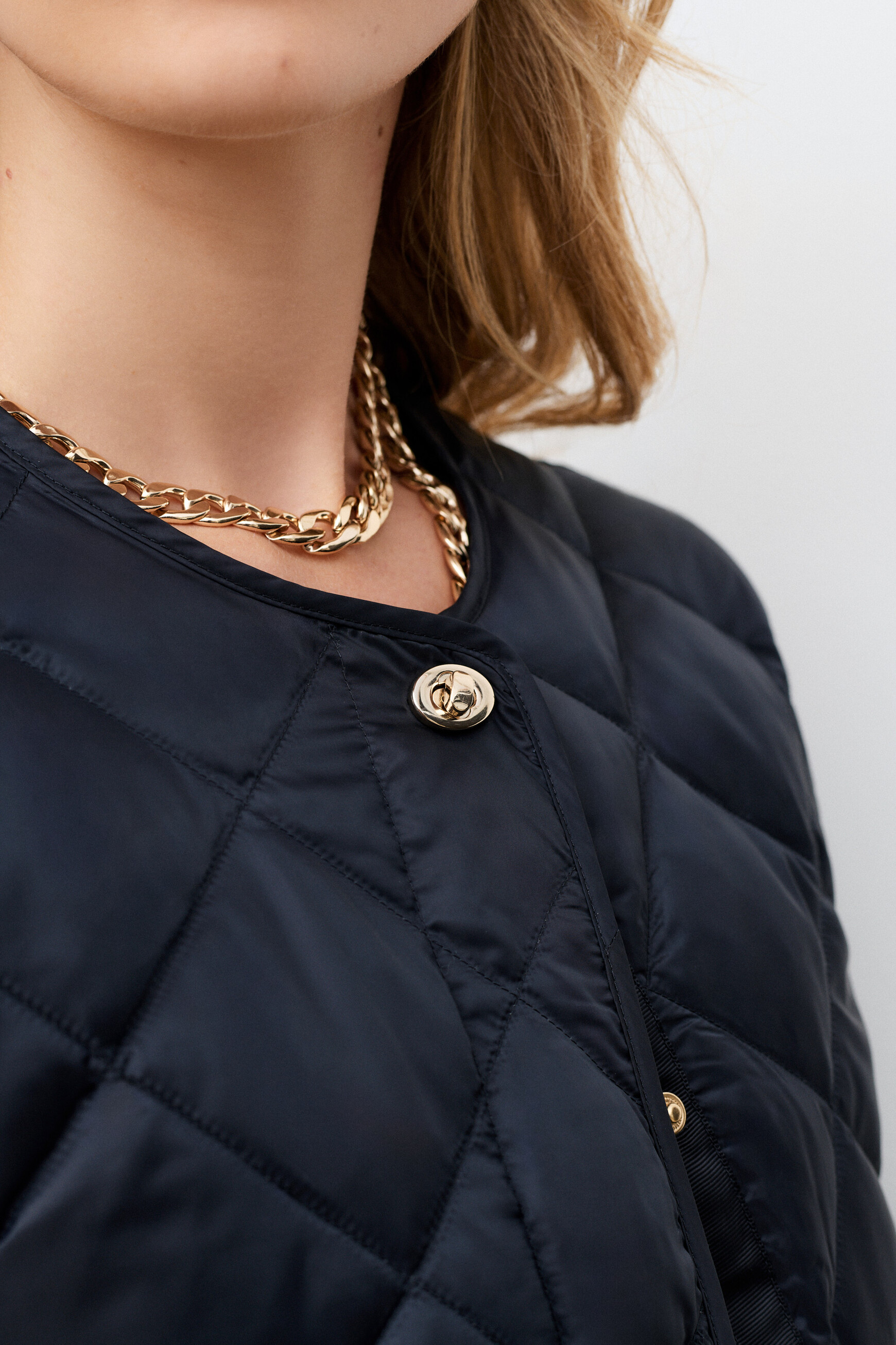 Manteau Ganache bleu marine femme