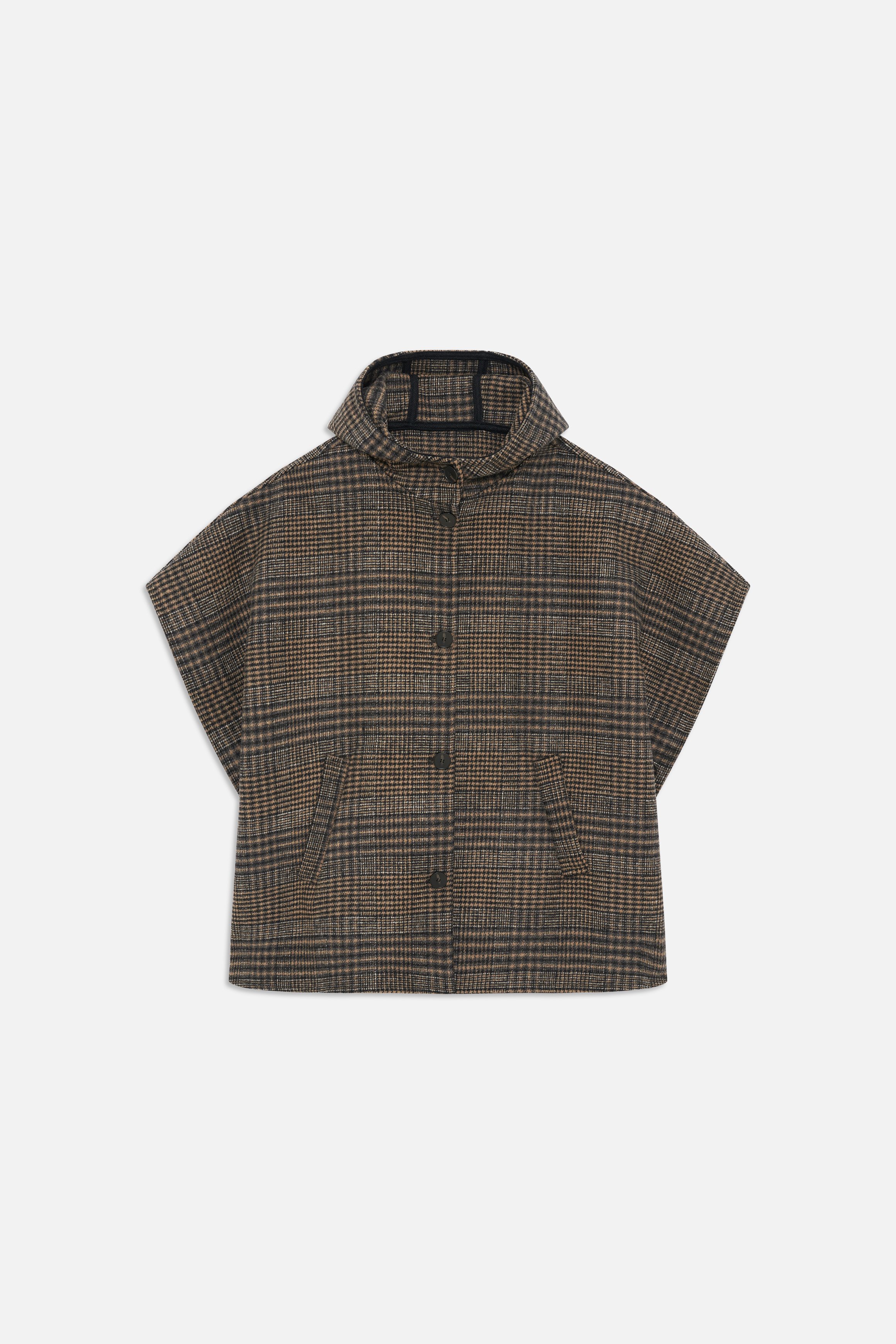 harca2 poncho taupe woman Harca2 poncho taupe woman