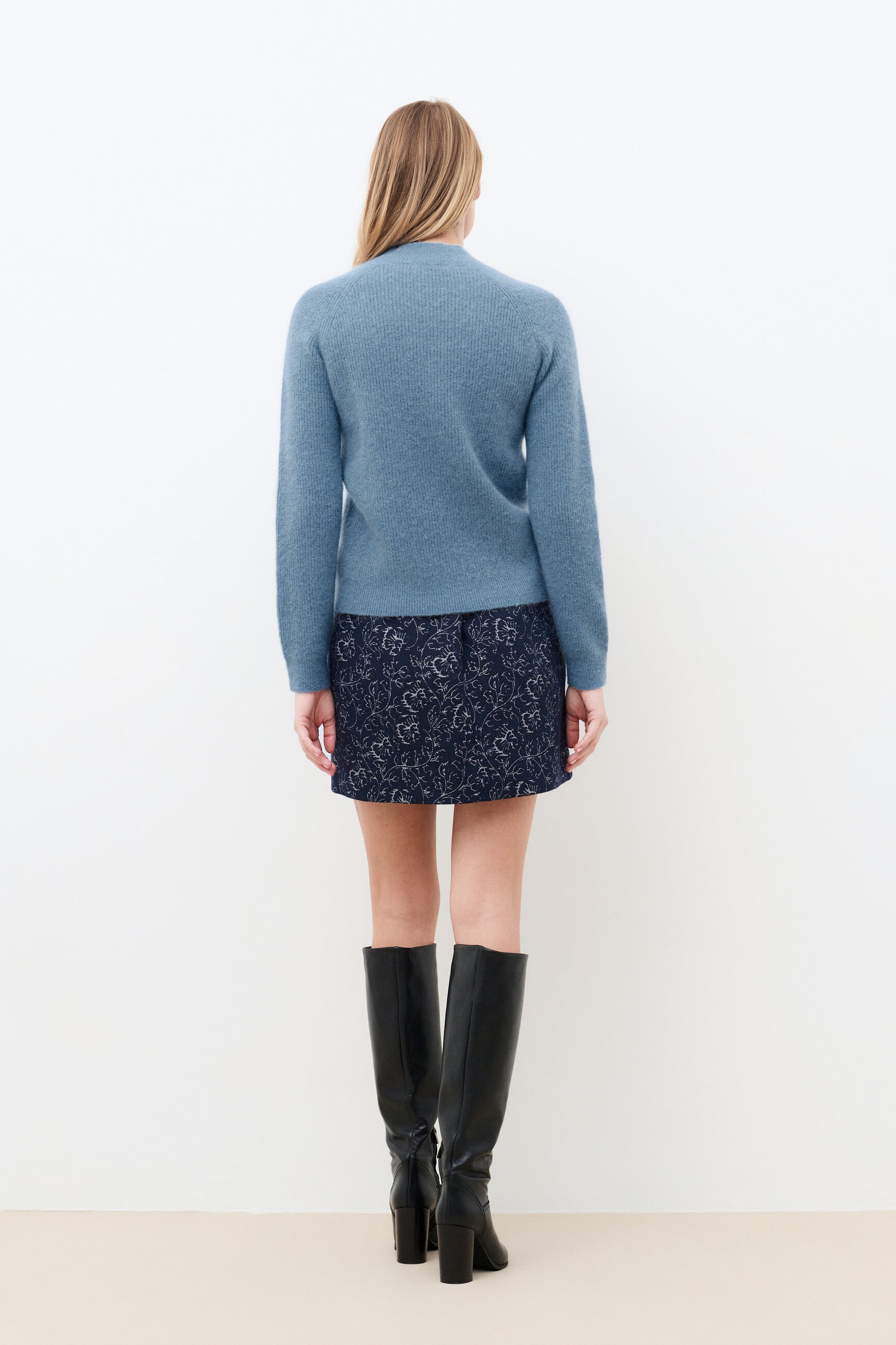 Mviolene sweater blue-grey woman