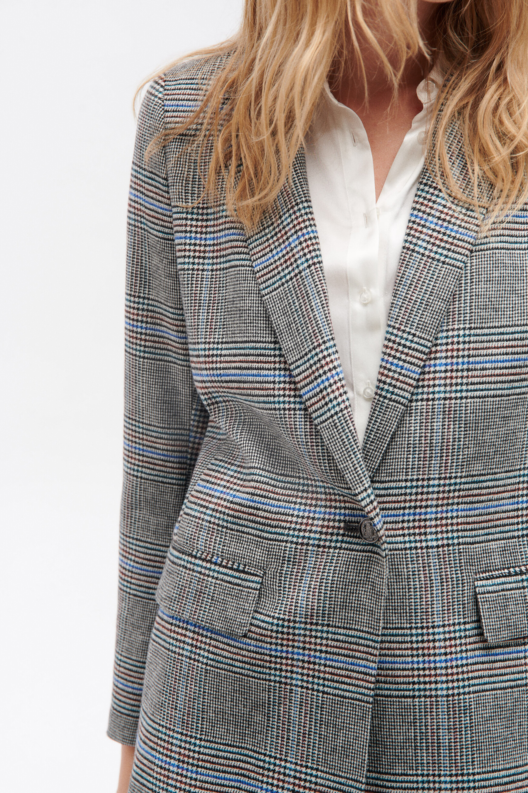 Veste valentine bleu electrique femme