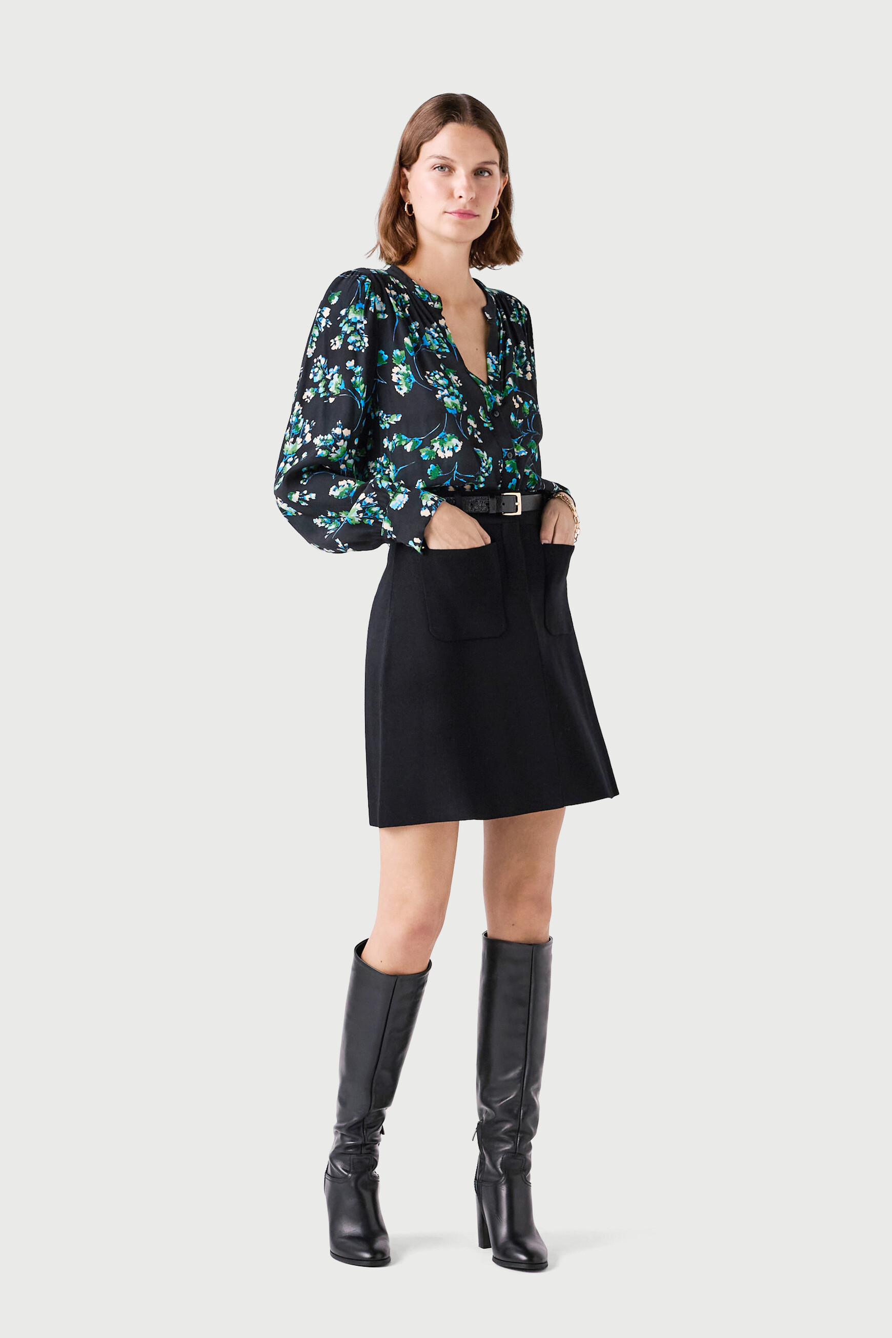 Jupe noire caroll store