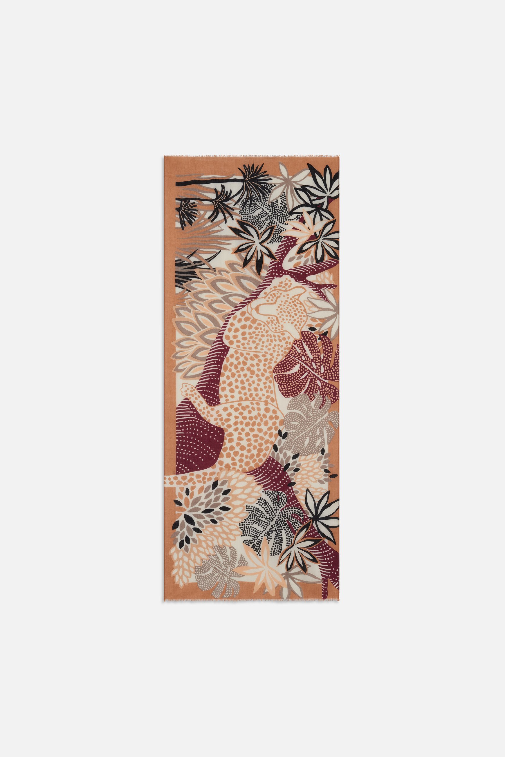 foulard loisia camel femme camel vrouw
