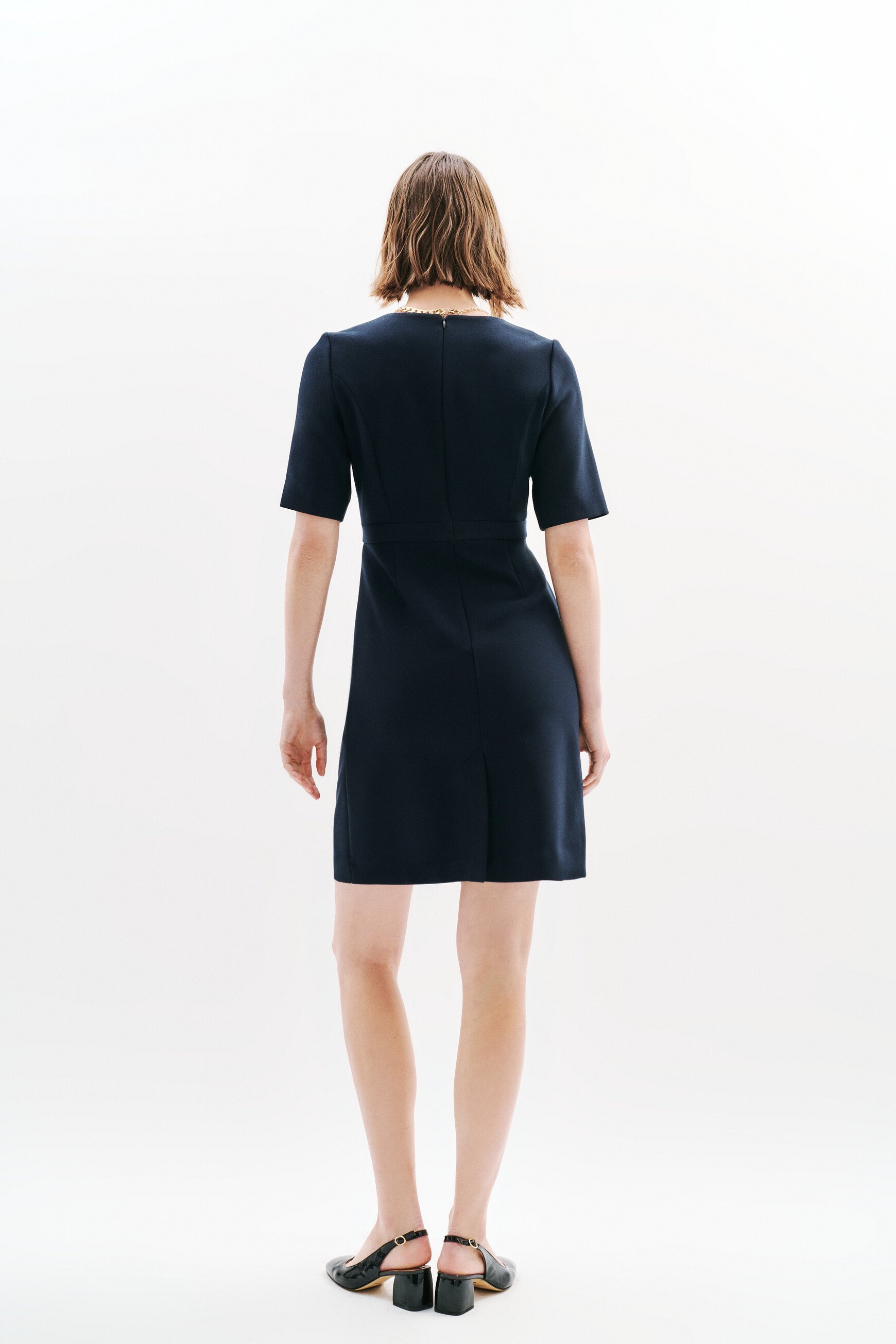 robe rmina bleu marine femme Robe Rmina bleu marine femme