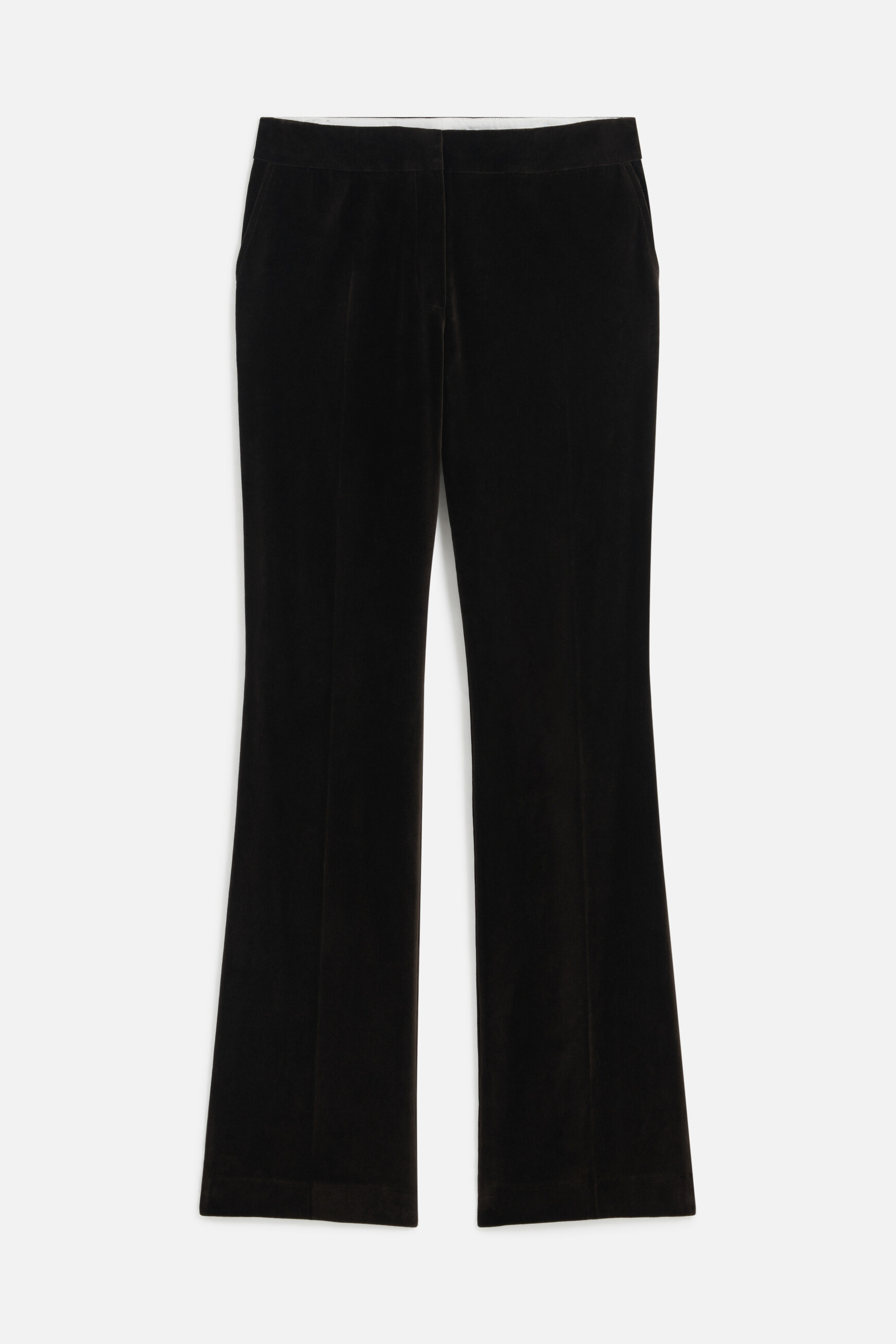 Pantalon marron foncé online femme