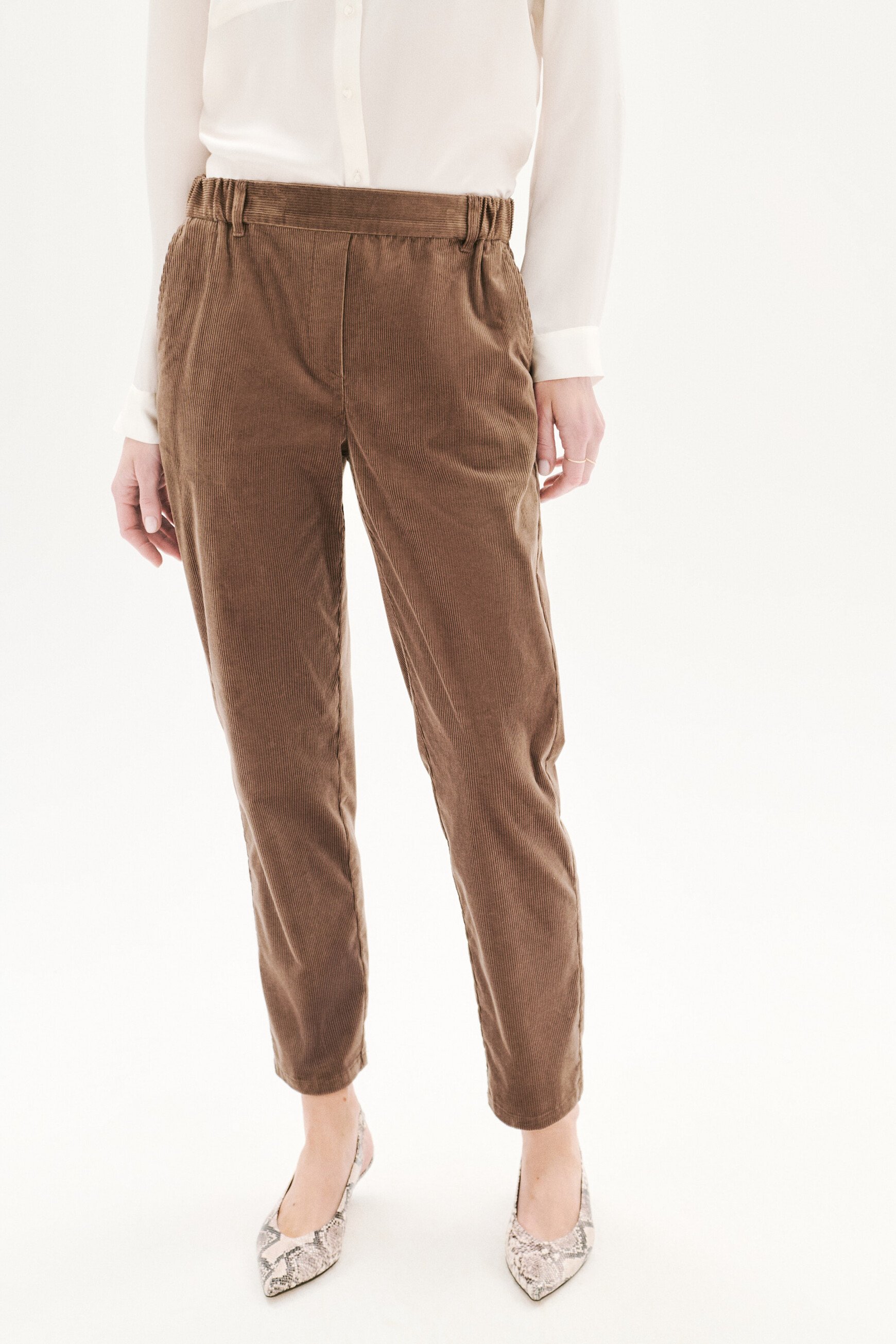 Pantalon Pnoorino marron clair femme