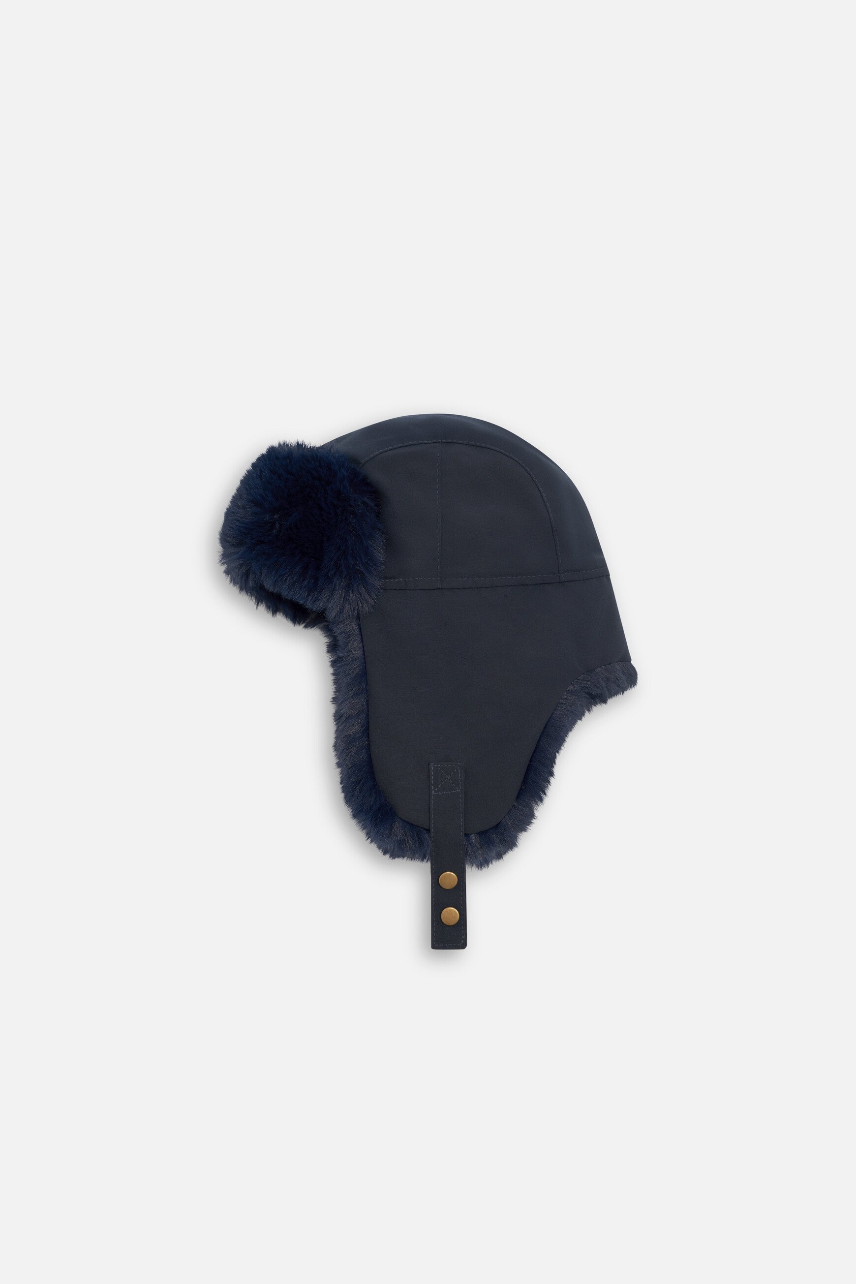 babka trapper hat navy blue woman Babka Trapper Hat navy blue woman