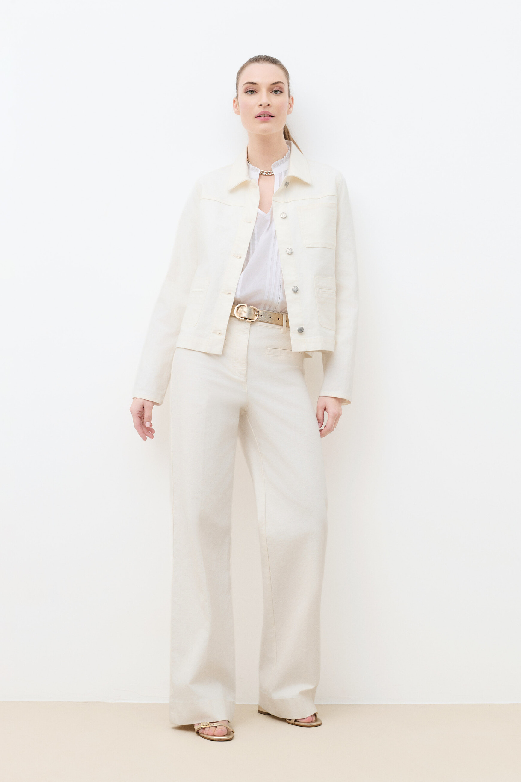 Vminatella jacket ecru woman