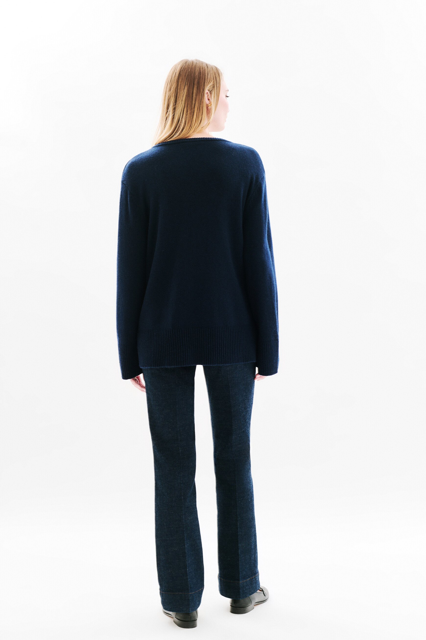 Jersey Mcatlyn azul marino mujer