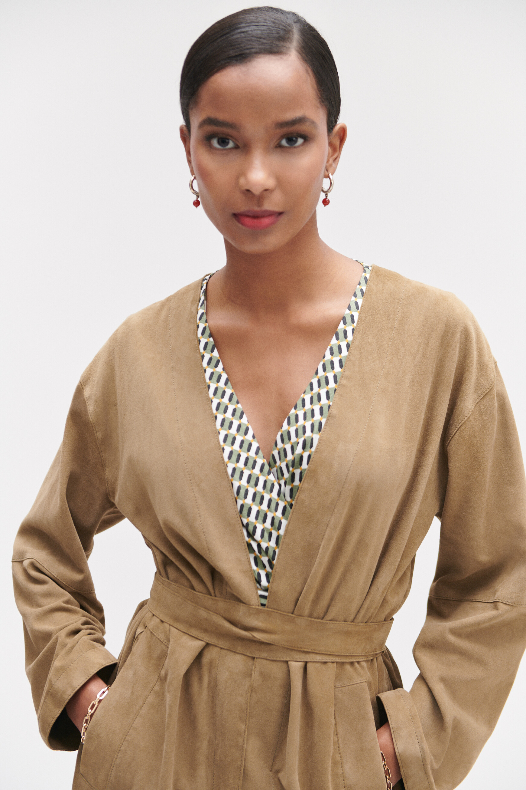 manteau glasson taupe femme manteau glasson taupe femme