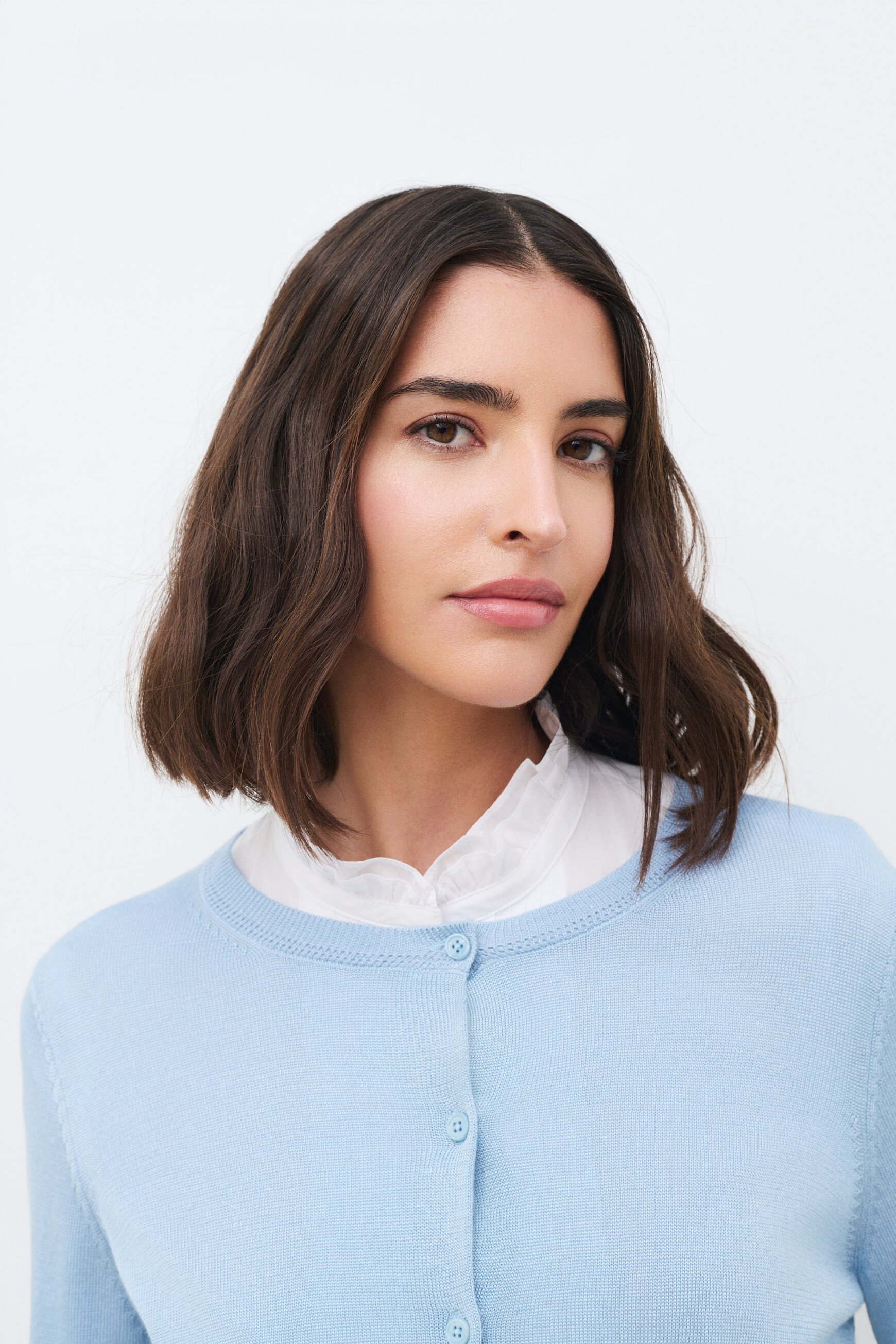 Mcallie sweater sky blue woman