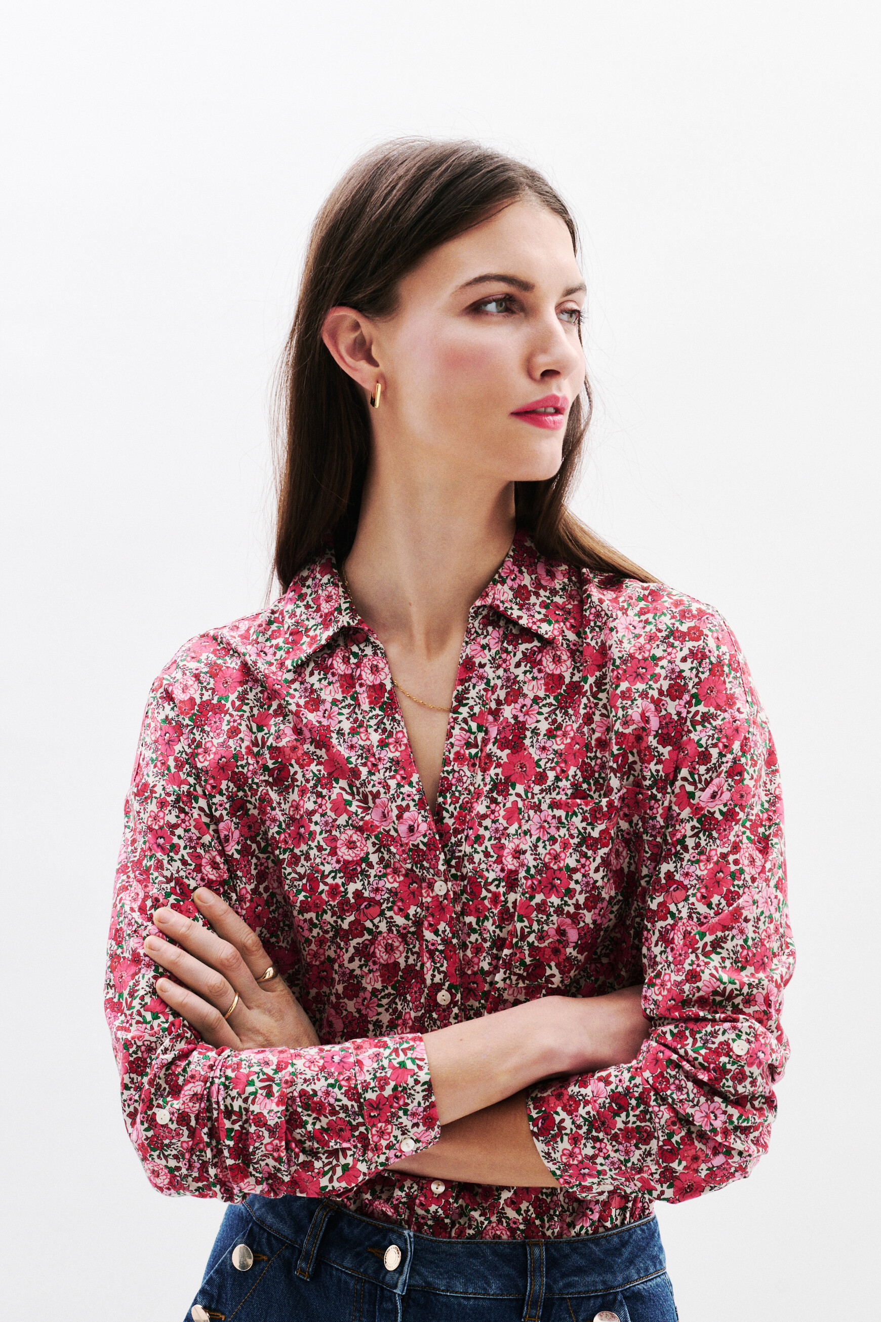 chemise florentine1 vieux rose femme Chemise Florentine1 vieux rose femme