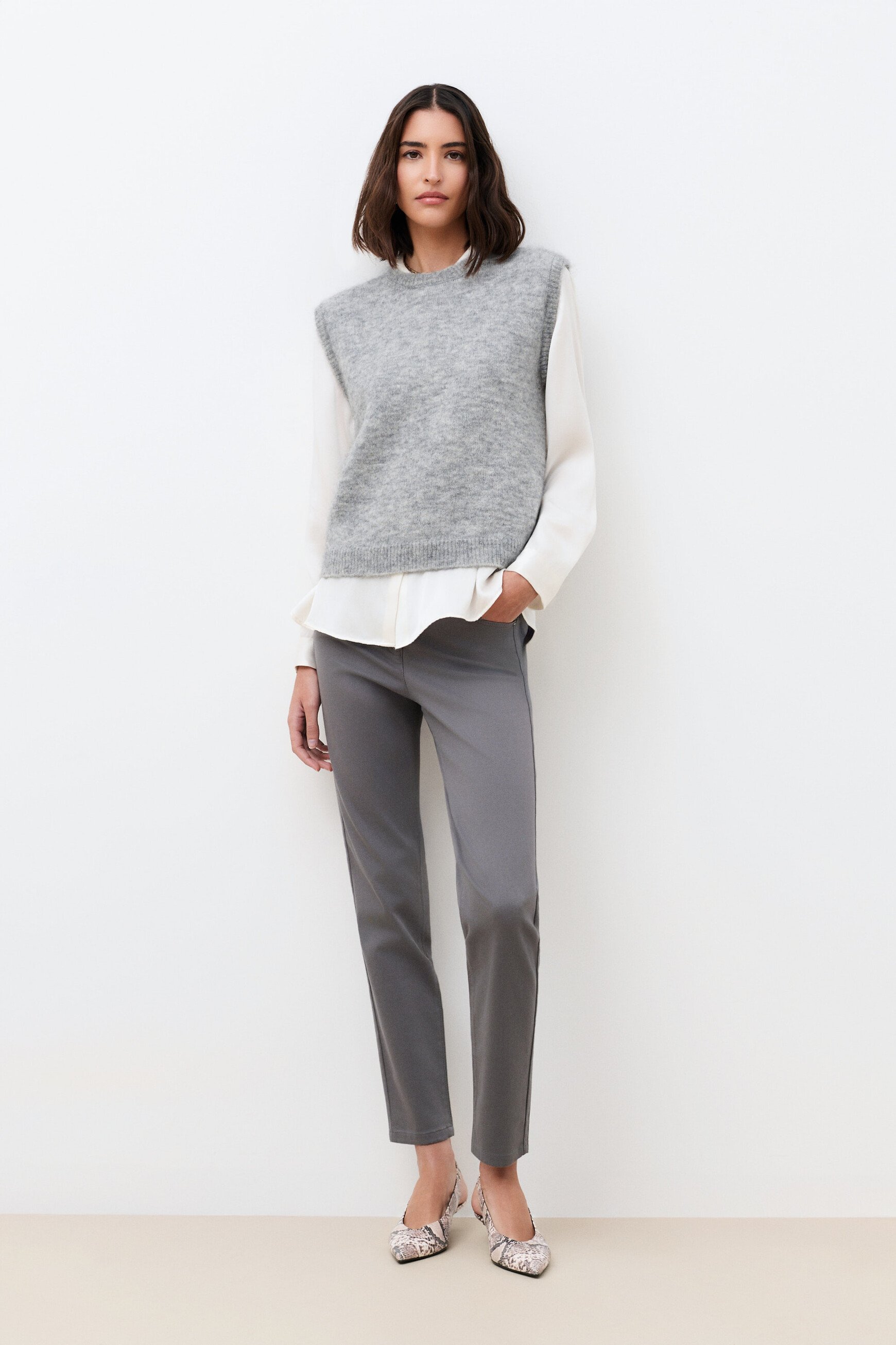 Mluigi sweater grey woman