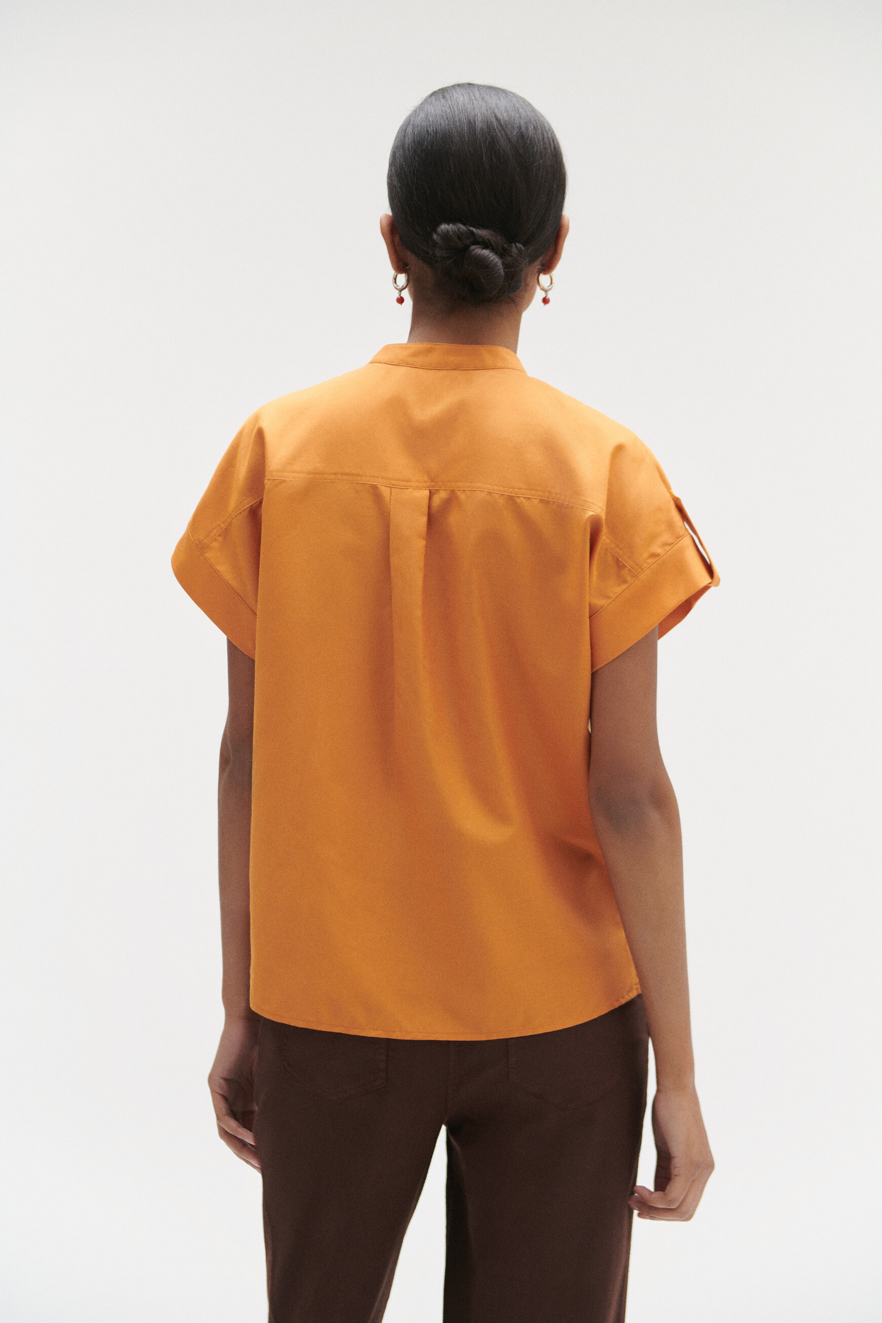 chemise allan orange clair femme chemise allan orange clair femme
