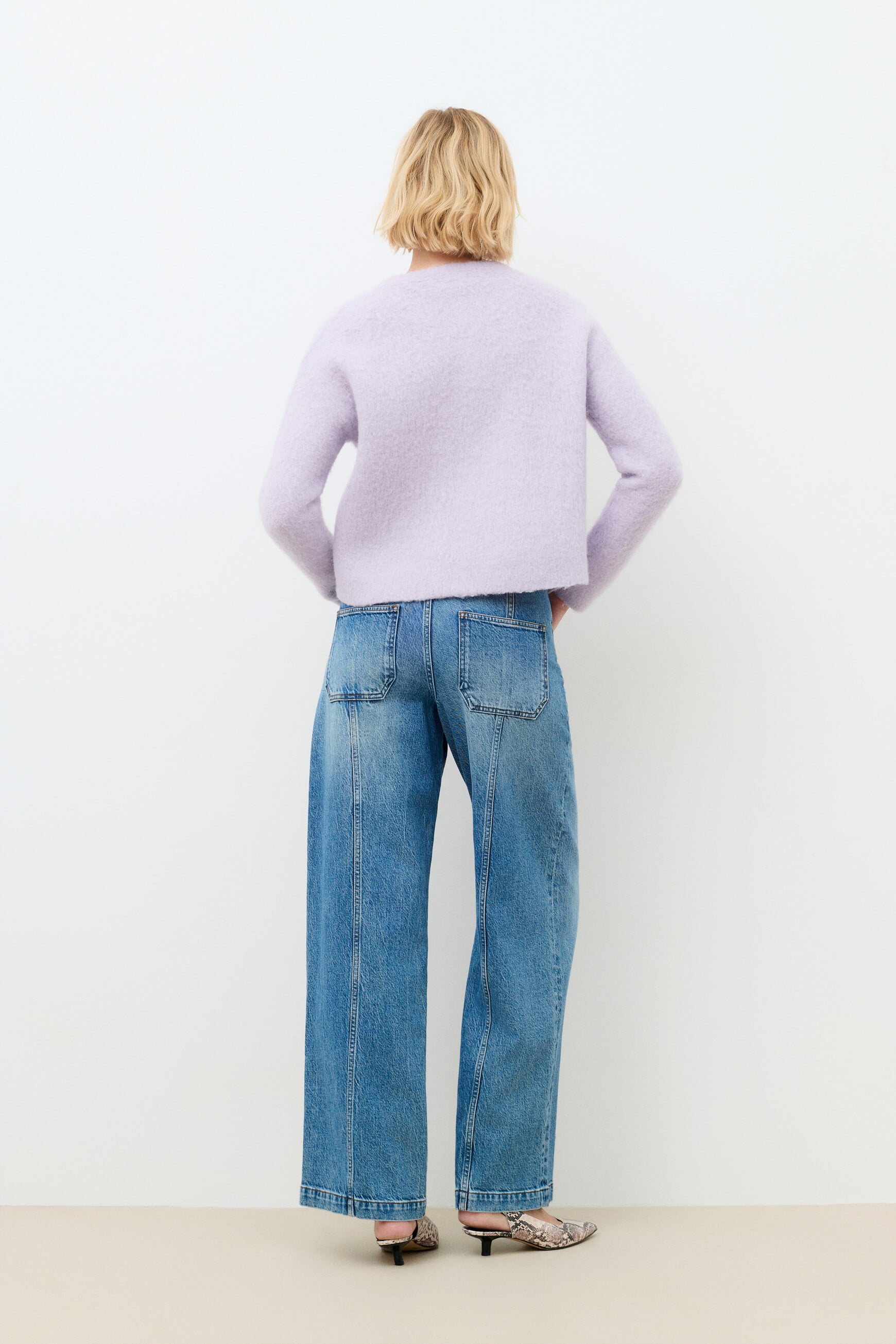 Mted sweater mauve woman