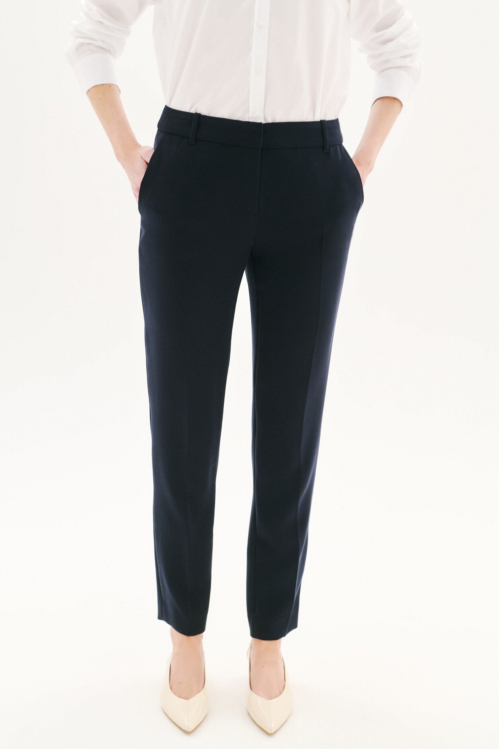 Pantalón pgautier azul marino mujer