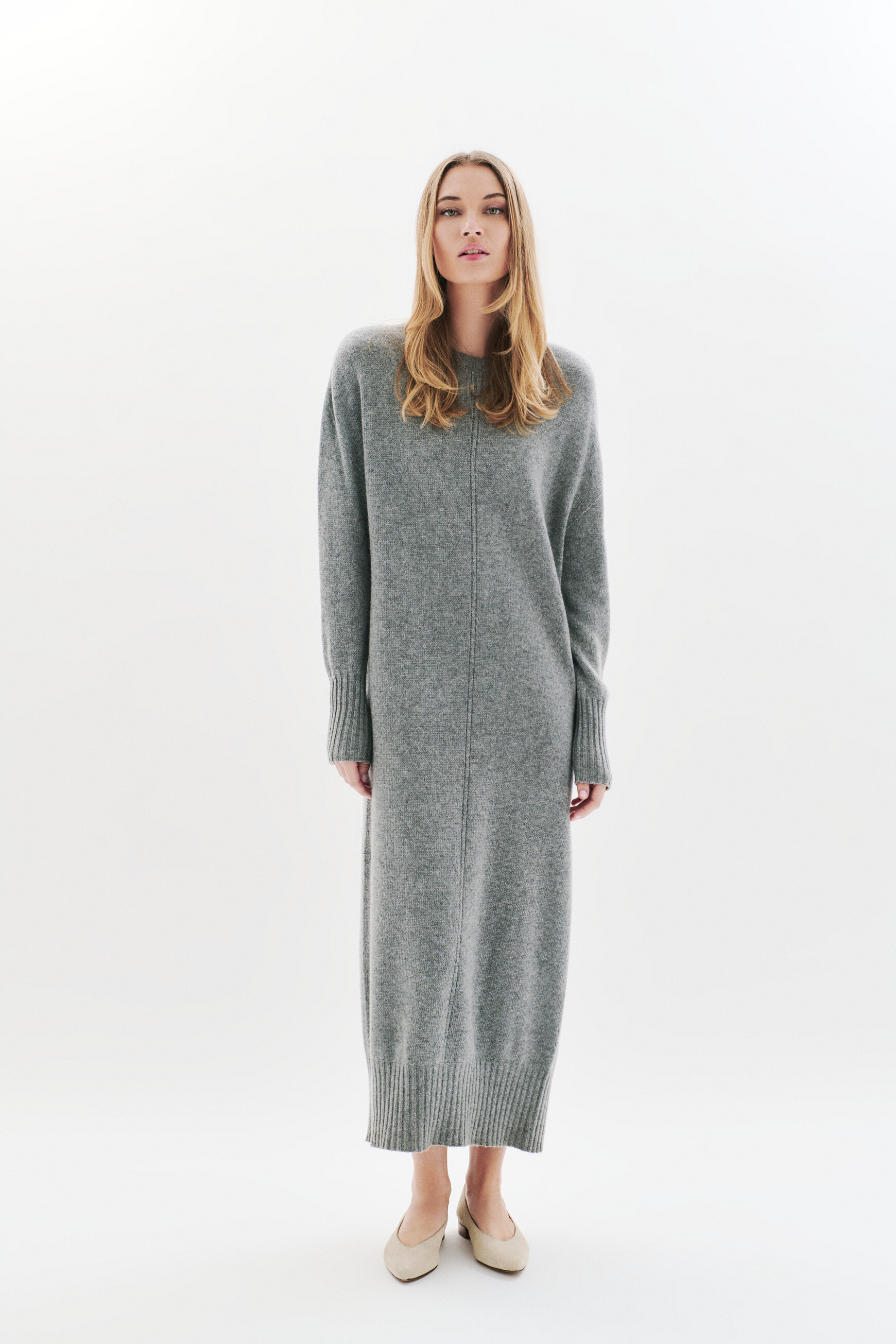 Robe Rloretta gris femme