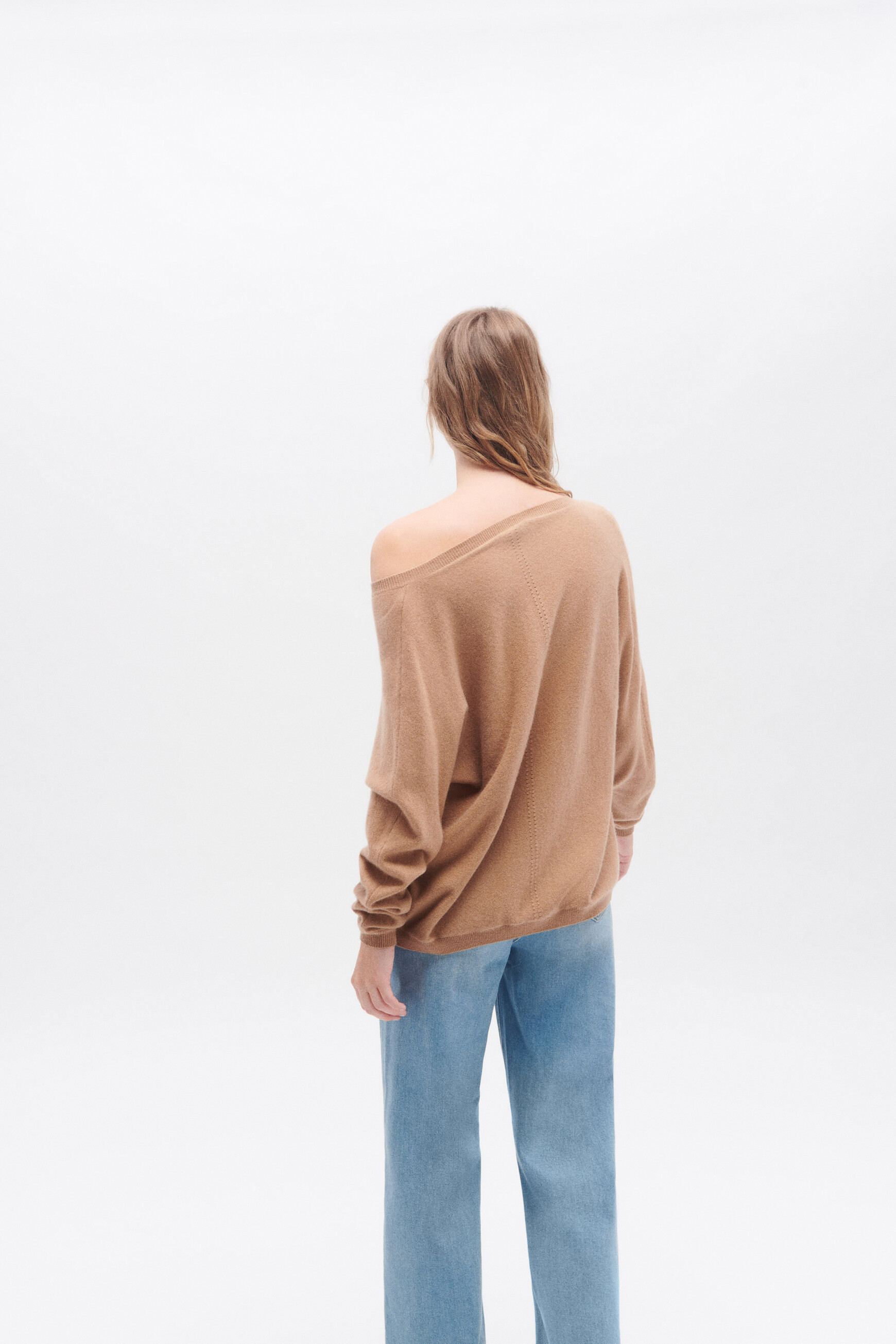 pull maïwen camel femme