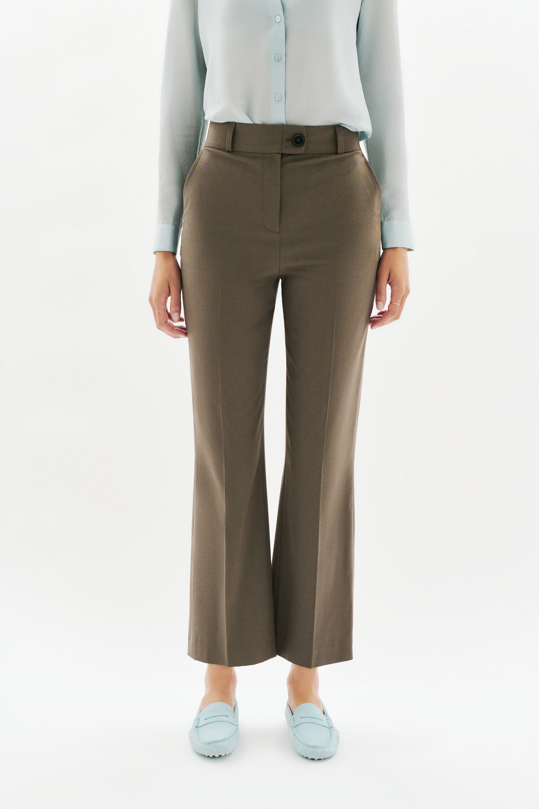 Pantalon Pirouette taupe femme