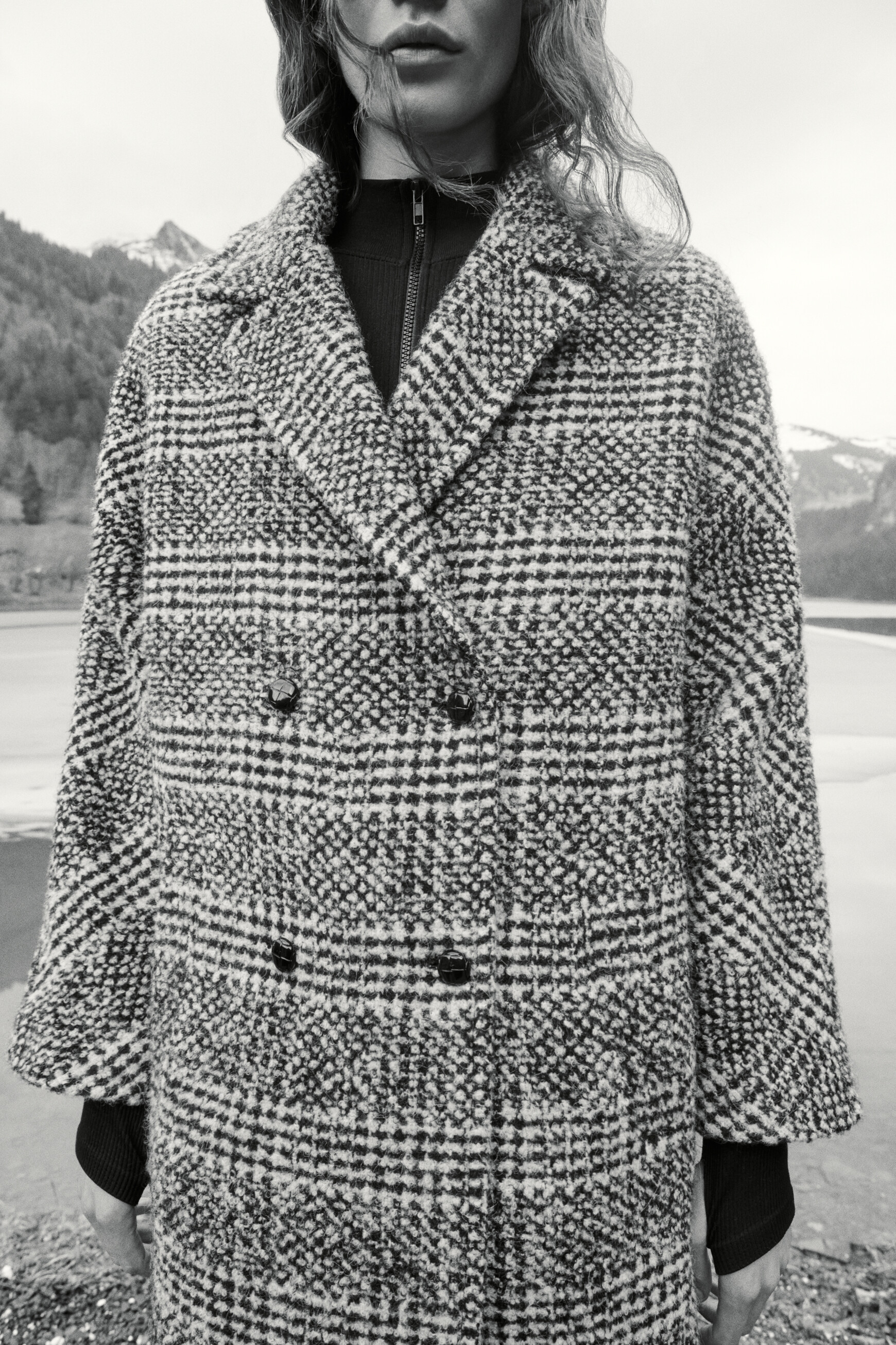 Genie coat dark grey woman