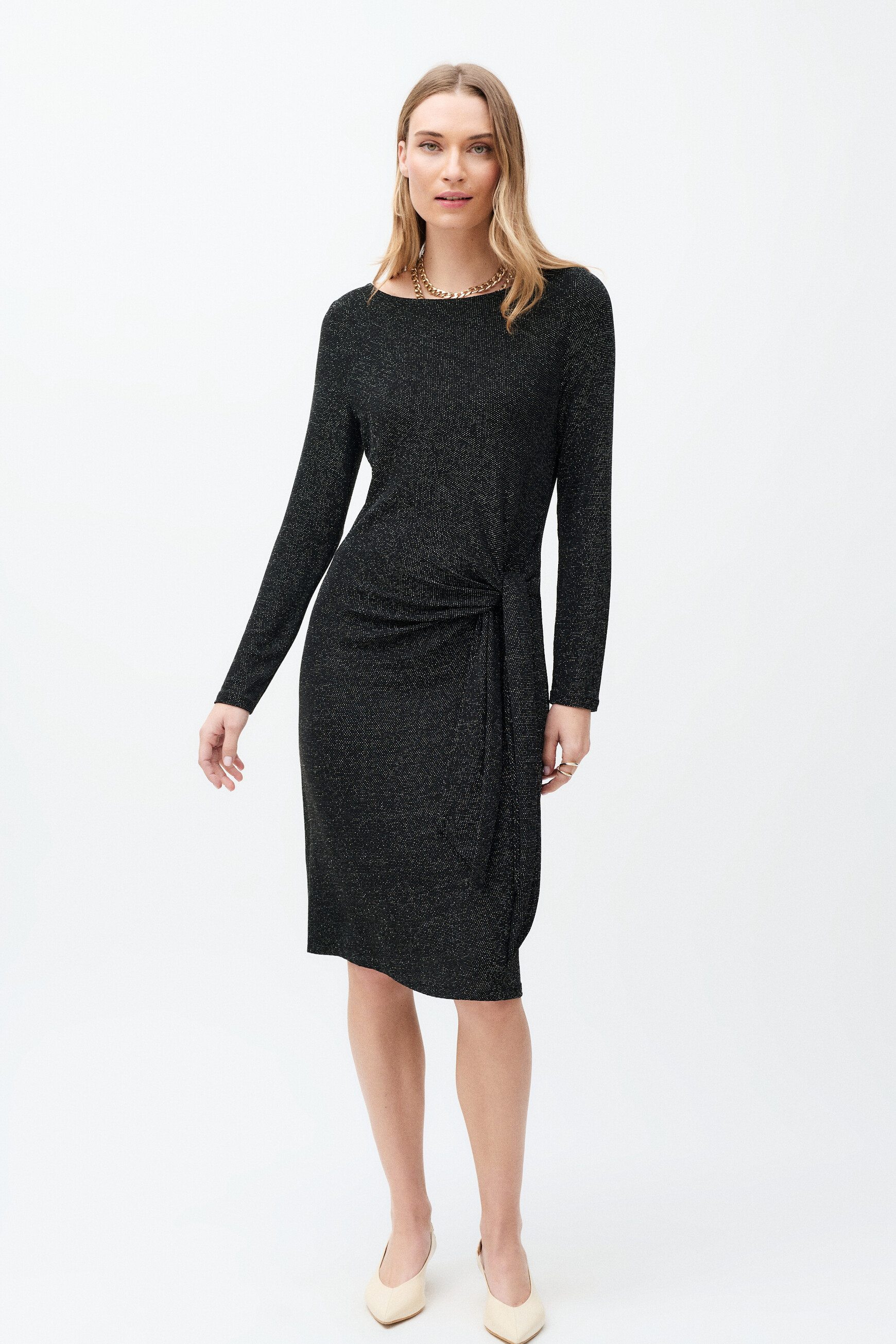 Rvenus dress silver grey woman