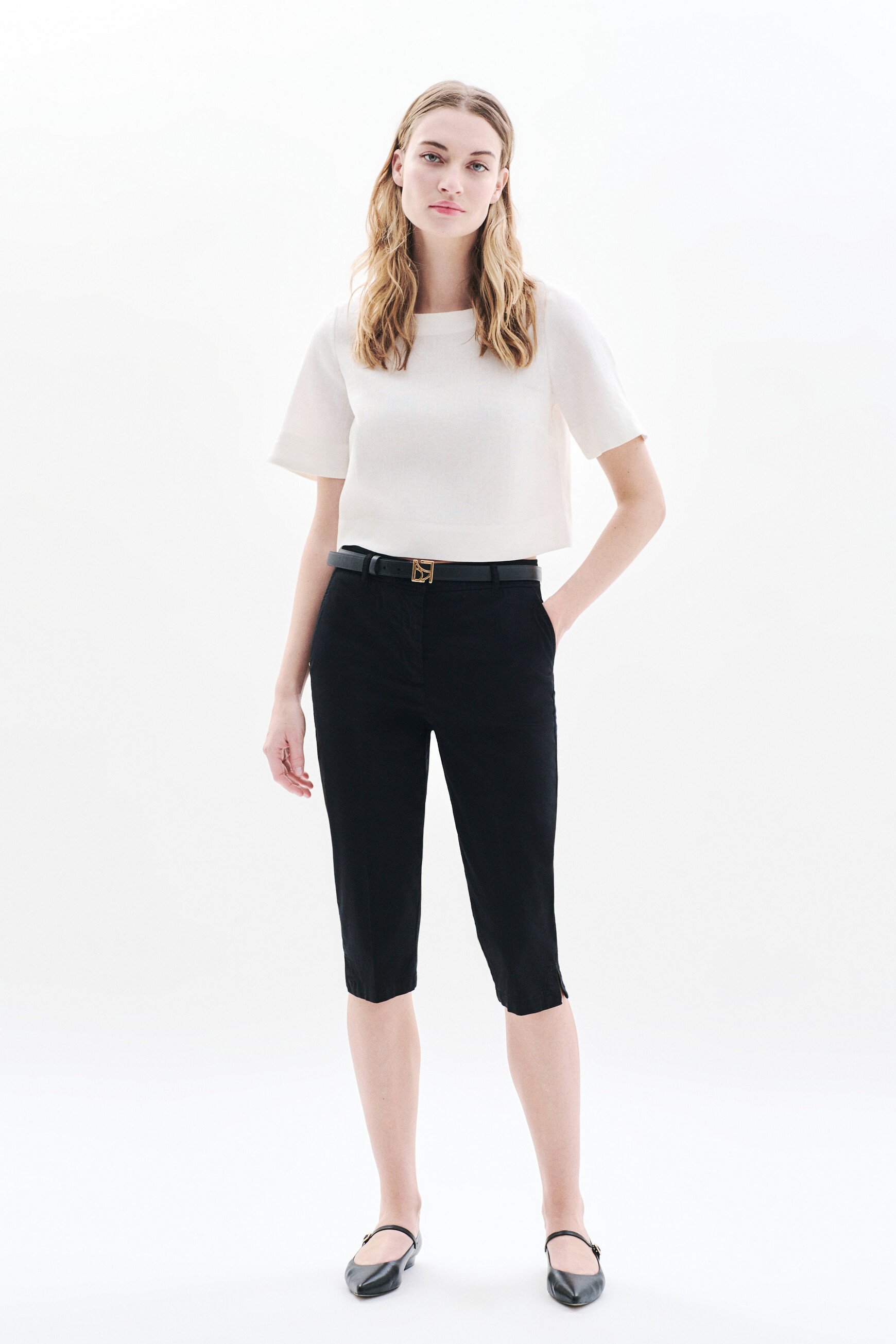 pantalon pcorsaire noir femme Pantalon Pcorsaire noir femme