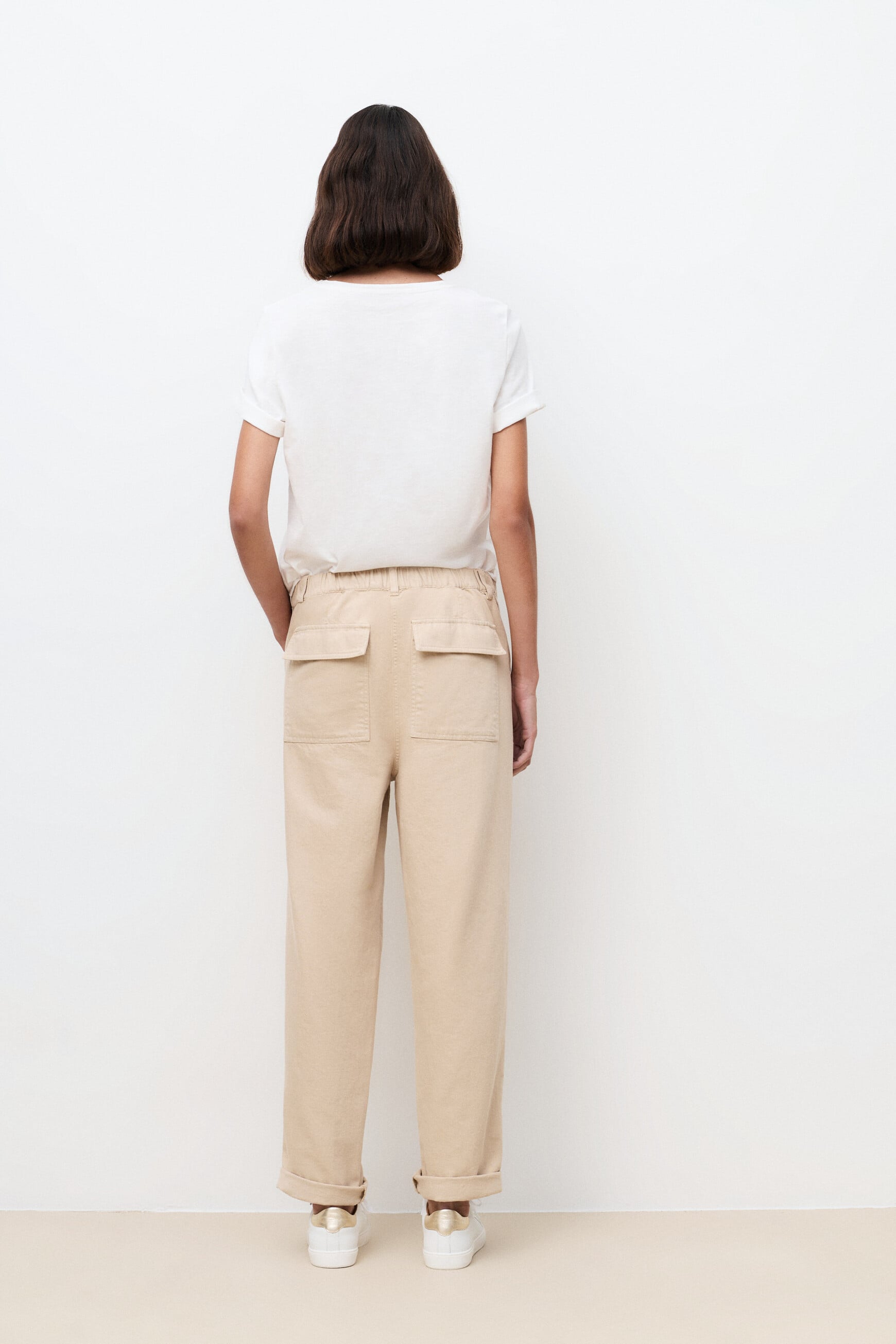 Trousers Pargos sand woman