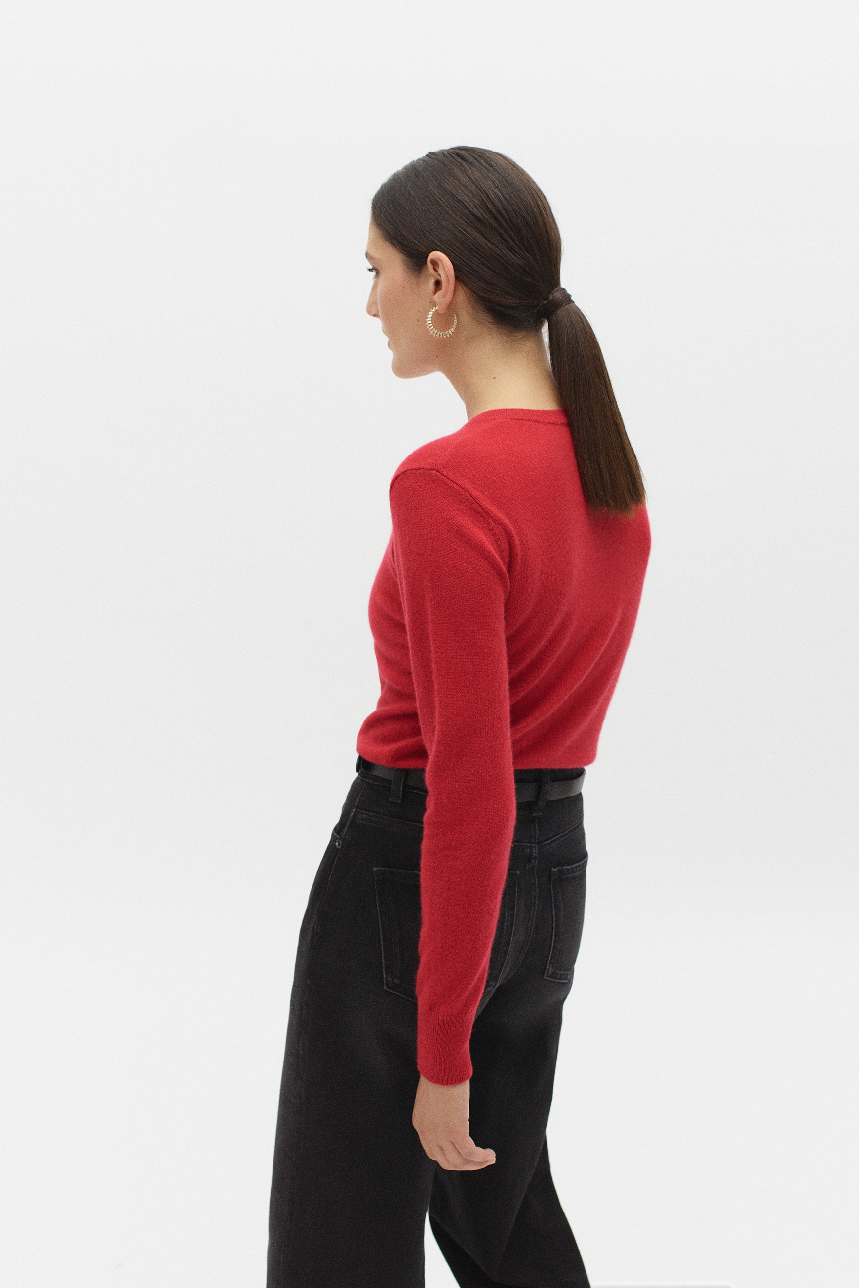 gilet caroline 100 cachemire rouge femme gilet caroline 100% cachemire rouge femme