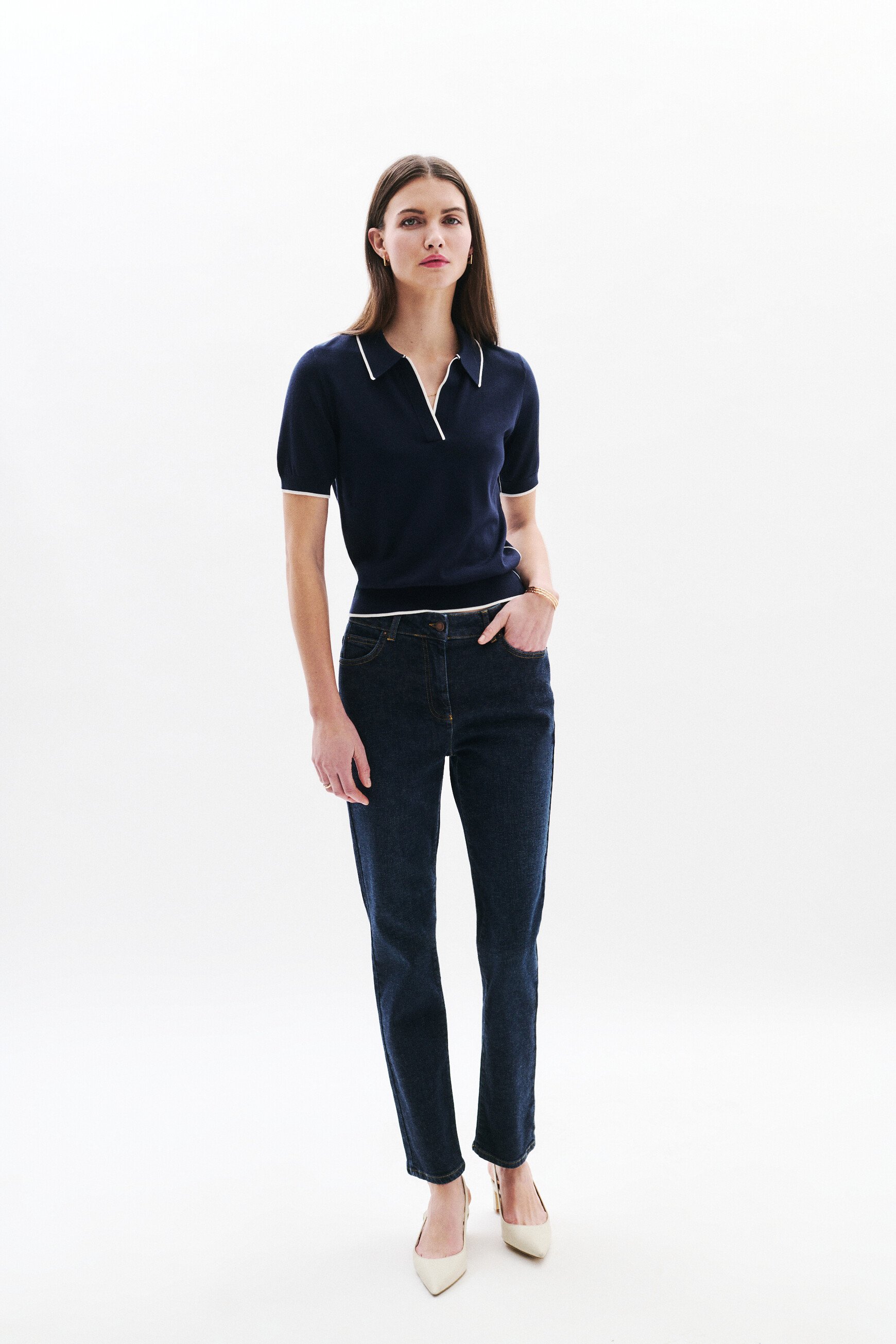 Pull Mjeremy bleu marine femme