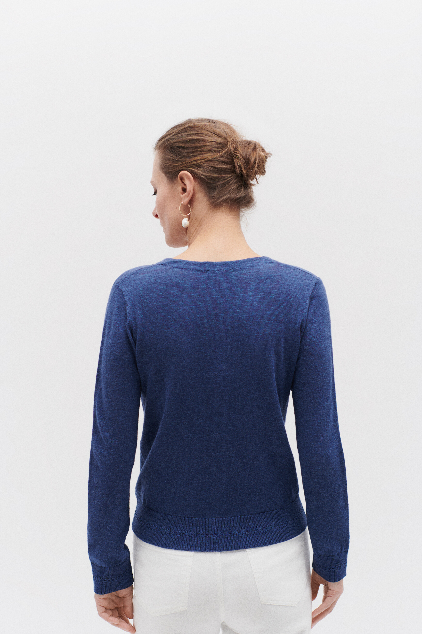 cardigan blondine bleu femme Cardigan blondine bleu femme