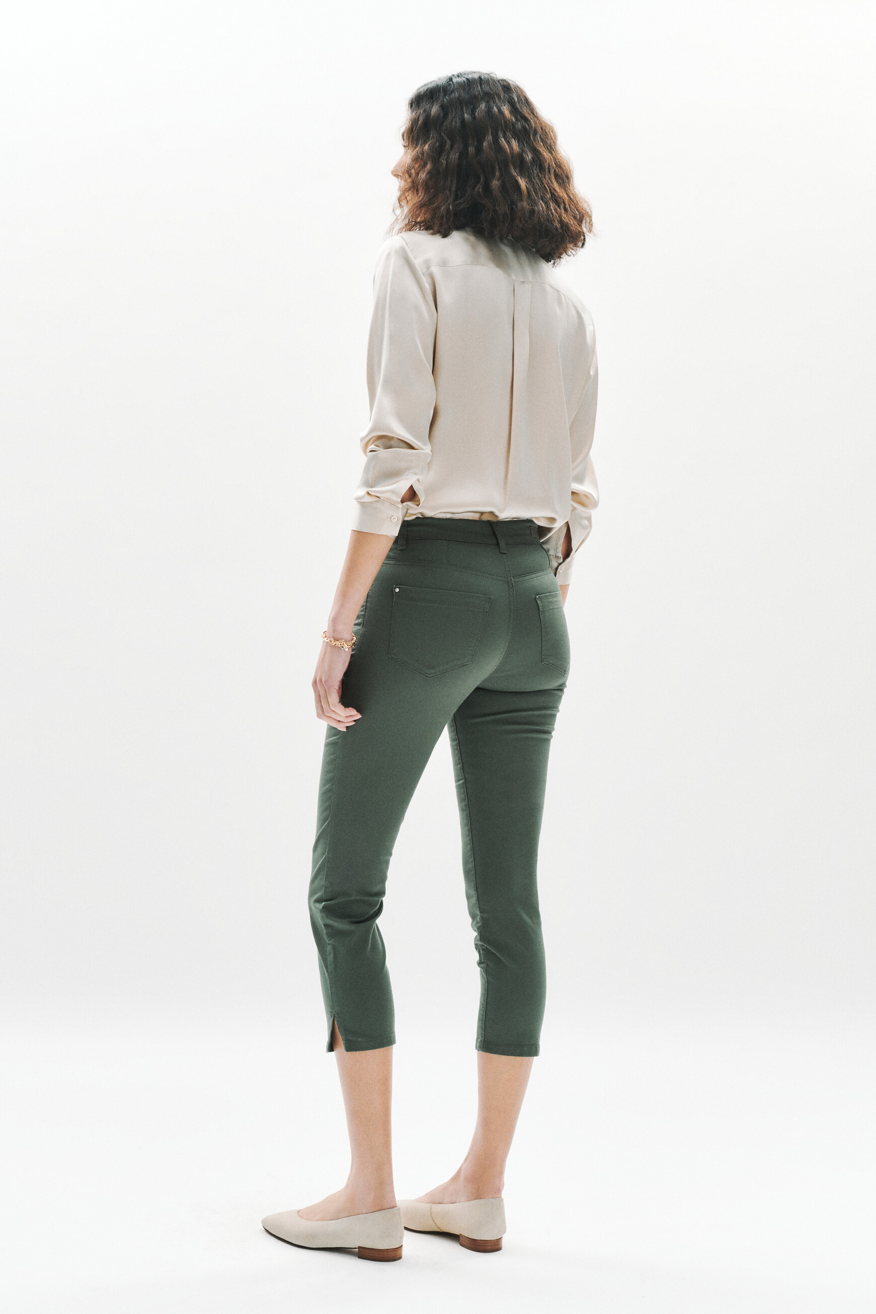 caprihose mason khakigrun damen Caprihose Mason khakigrün damen