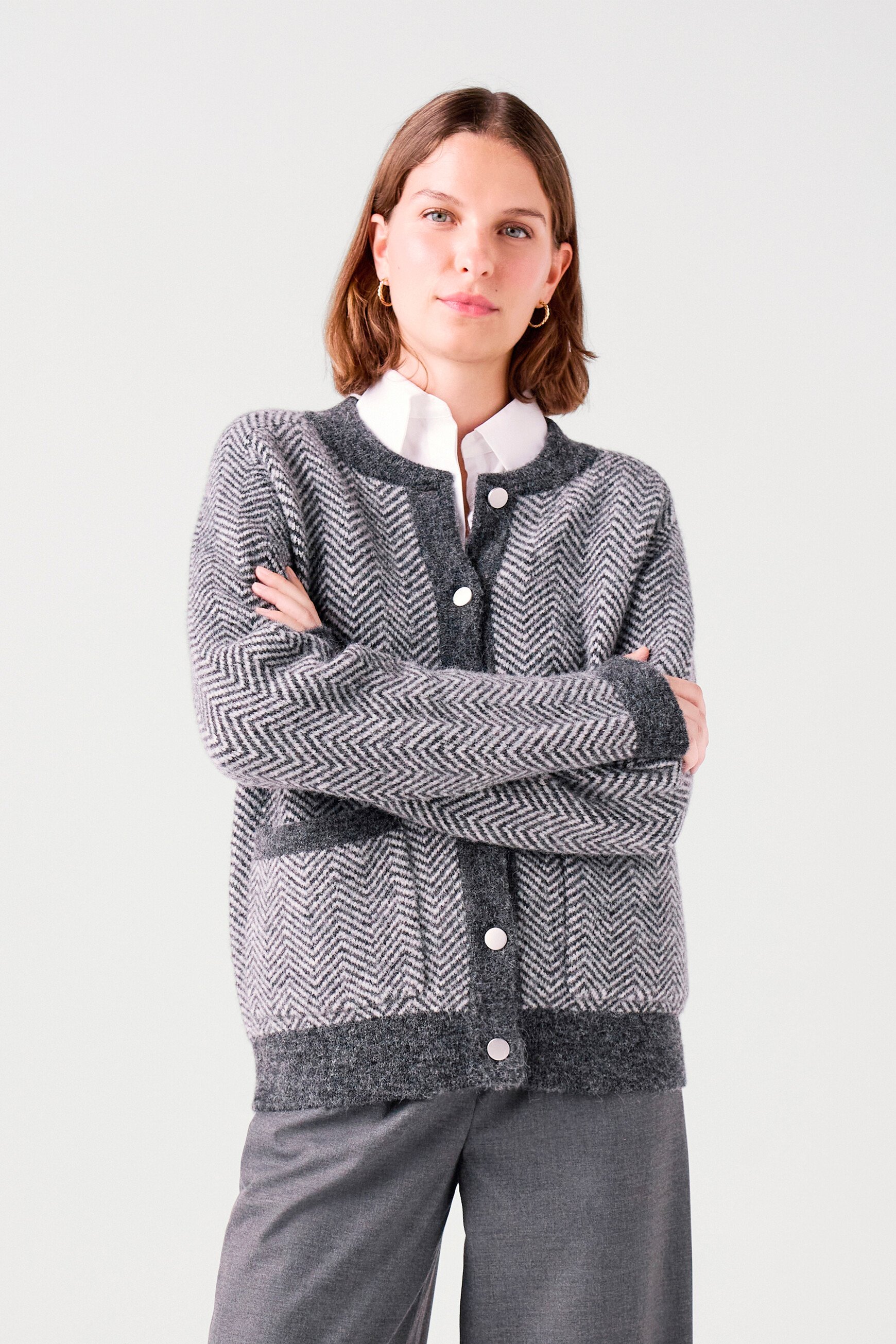 Mjessie jacket dark grey woman