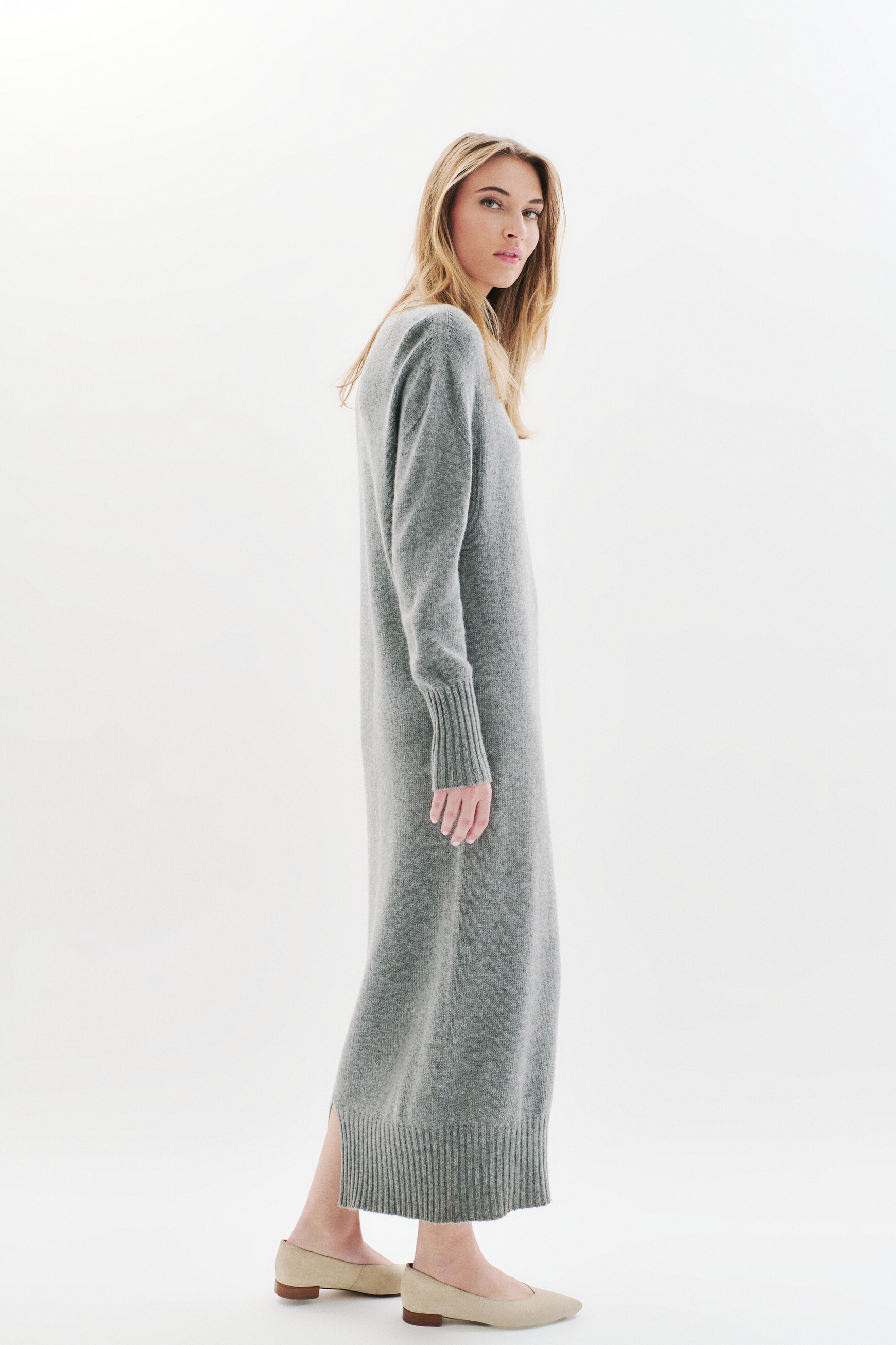 Robe Rloretta gris femme